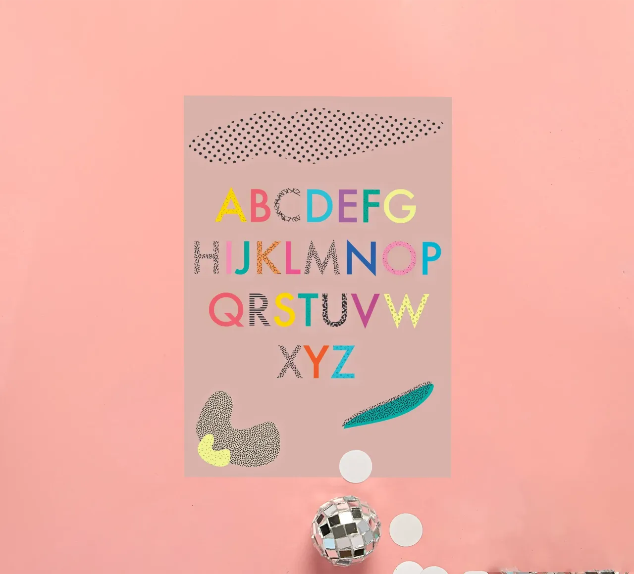 ABC sticker by FRICKE DESIGN