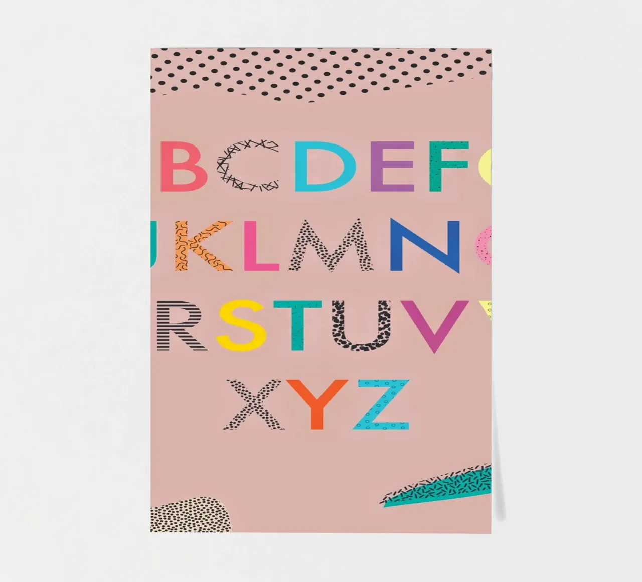 ABC sticker sheet by FRICKE DESIGN