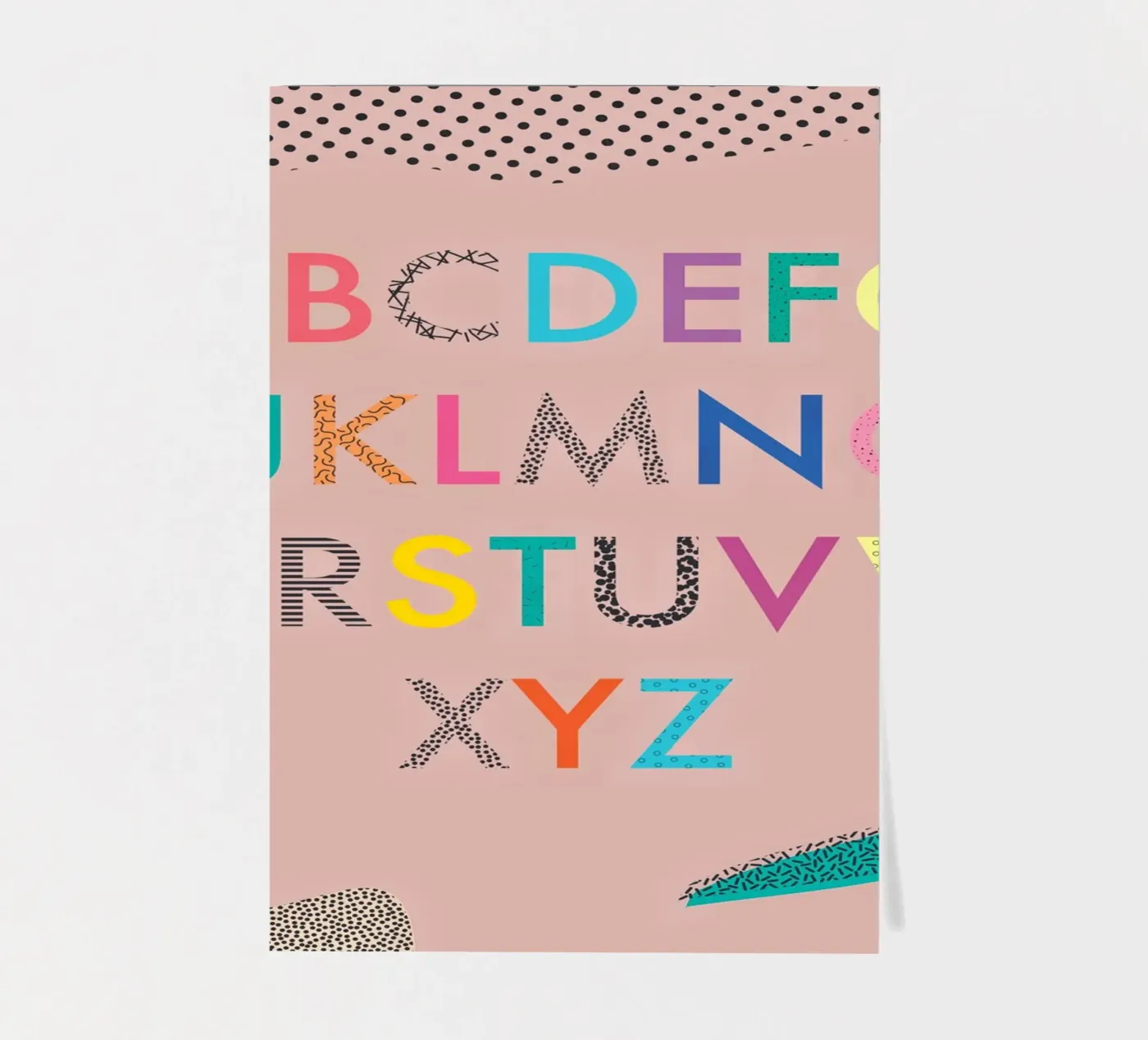 ABC stickervel van FRICKE DESIGN