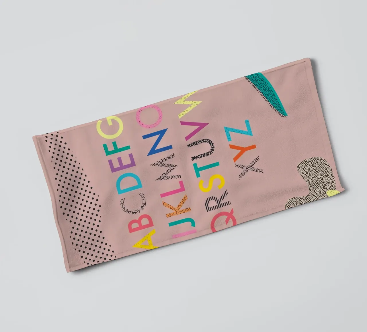 ABC towel by FRICKE DESIGN