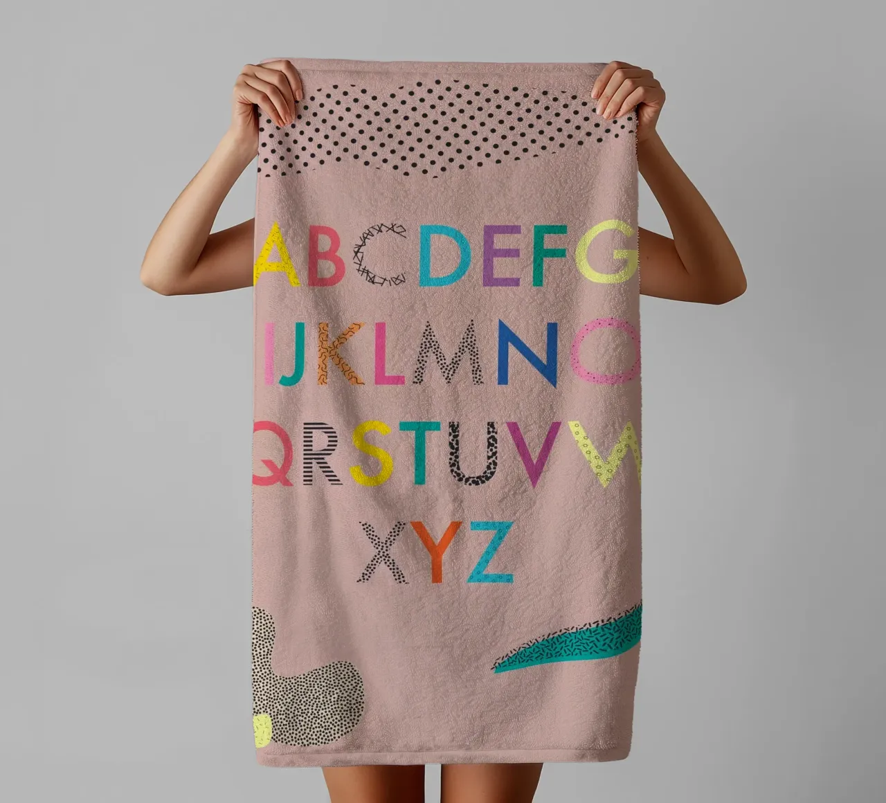 ABC towel by FRICKE DESIGN