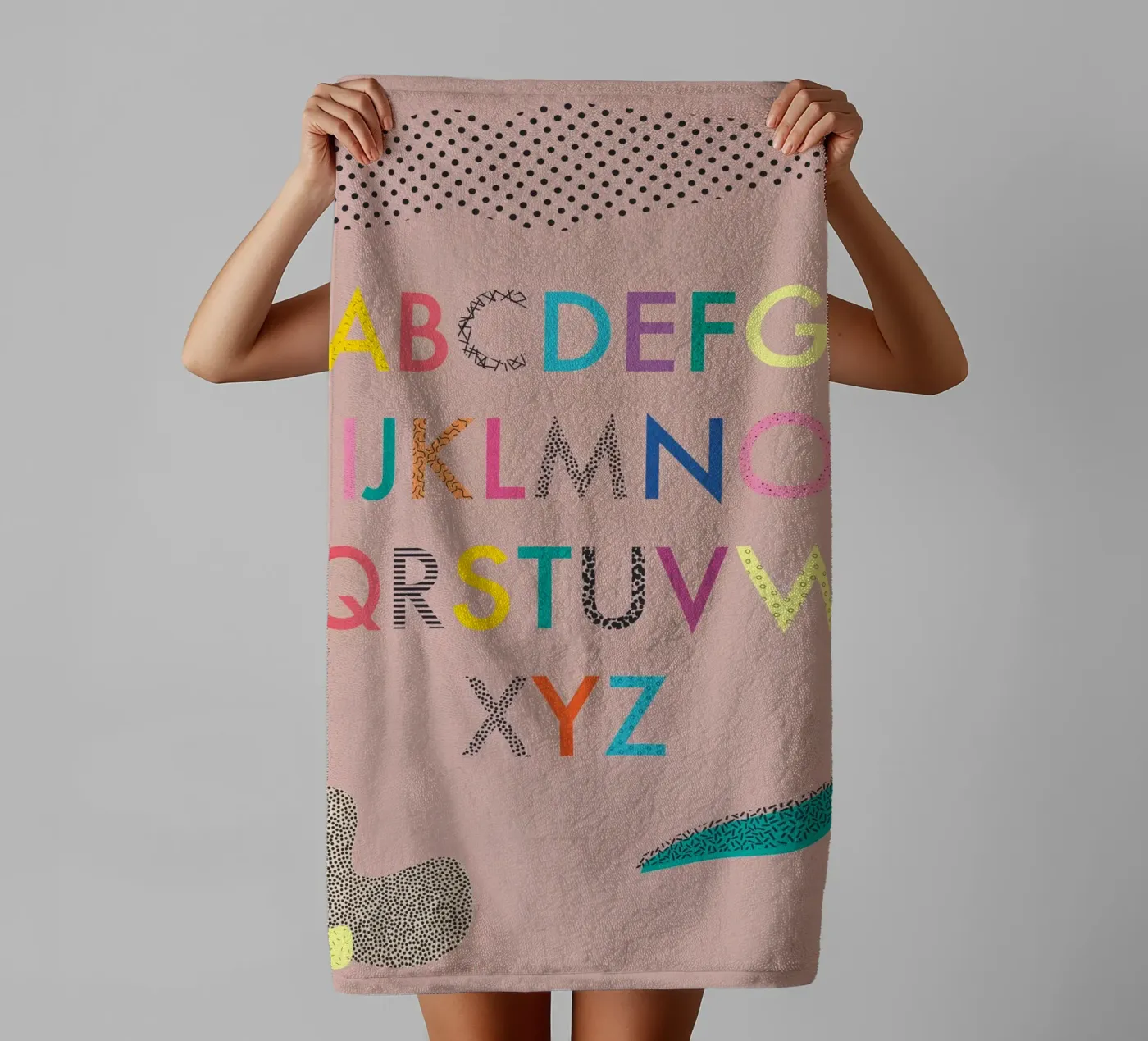 ABC Handtuch von FRICKE DESIGN