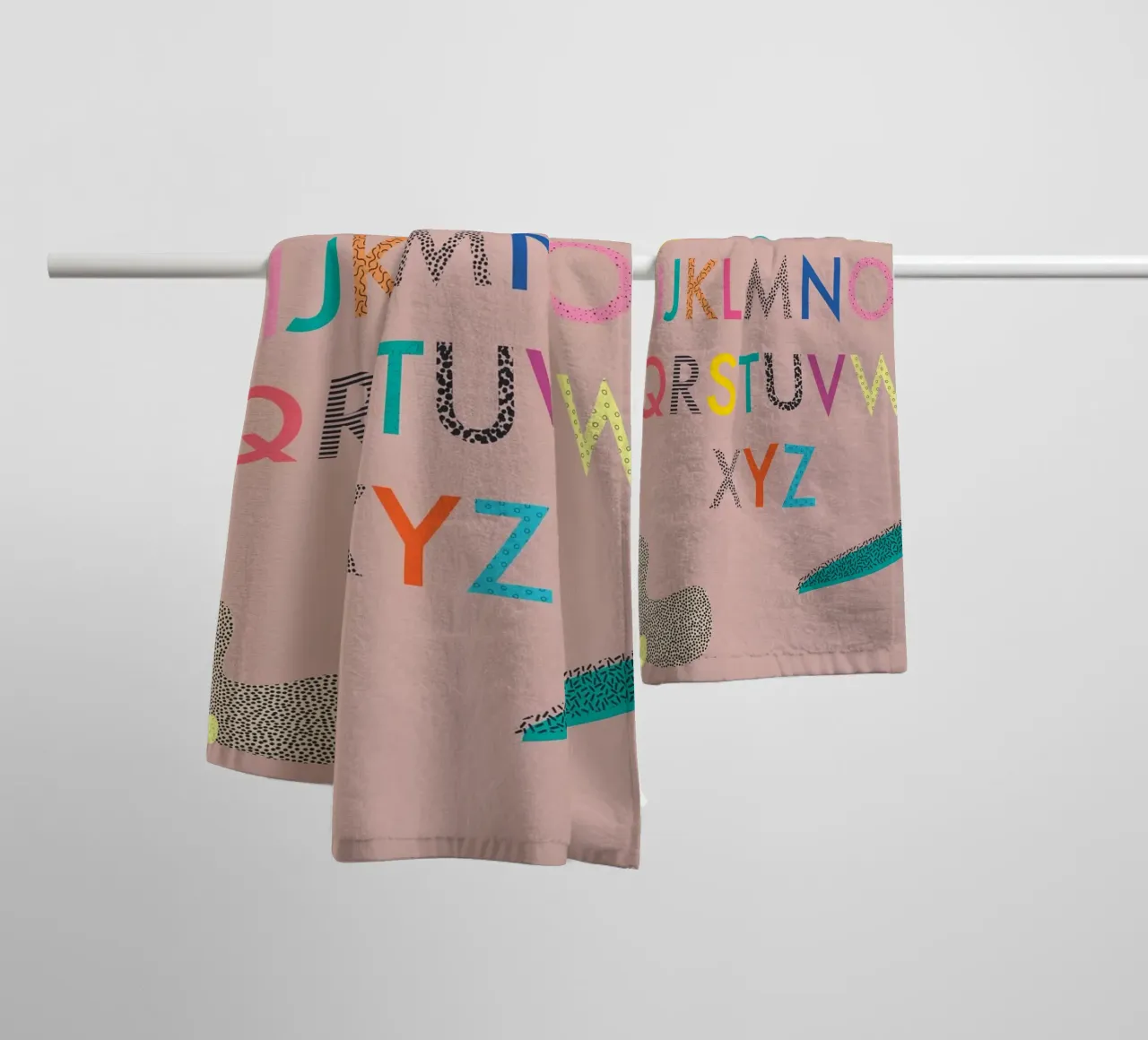 ABC towel by FRICKE DESIGN