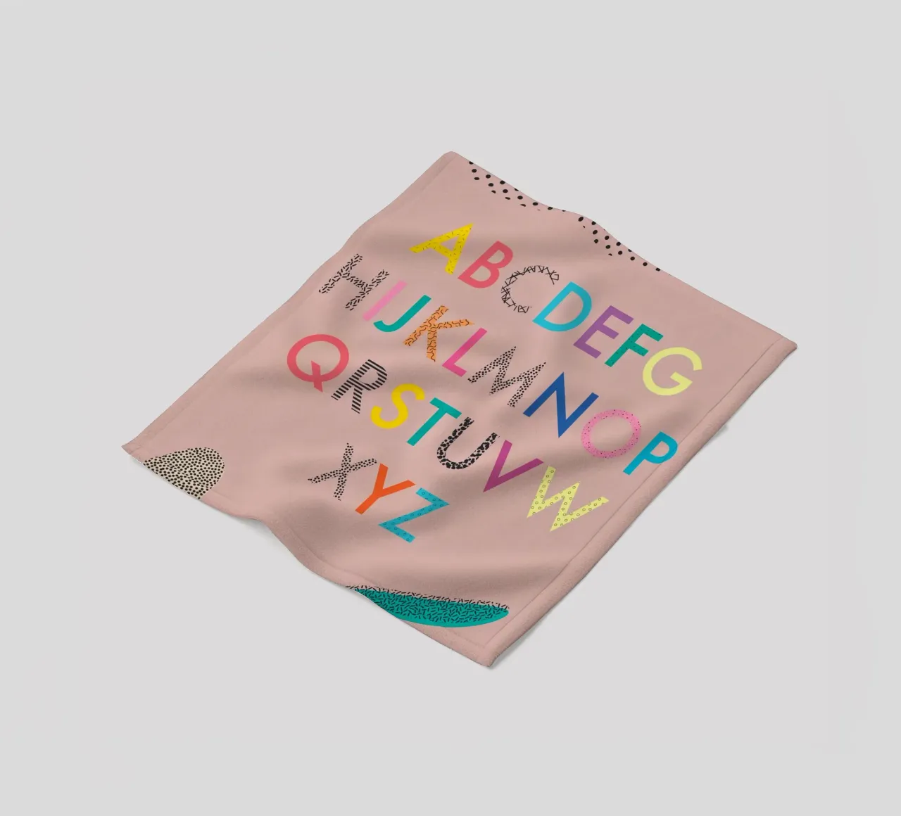 ABC Fleecedecke von FRICKE DESIGN