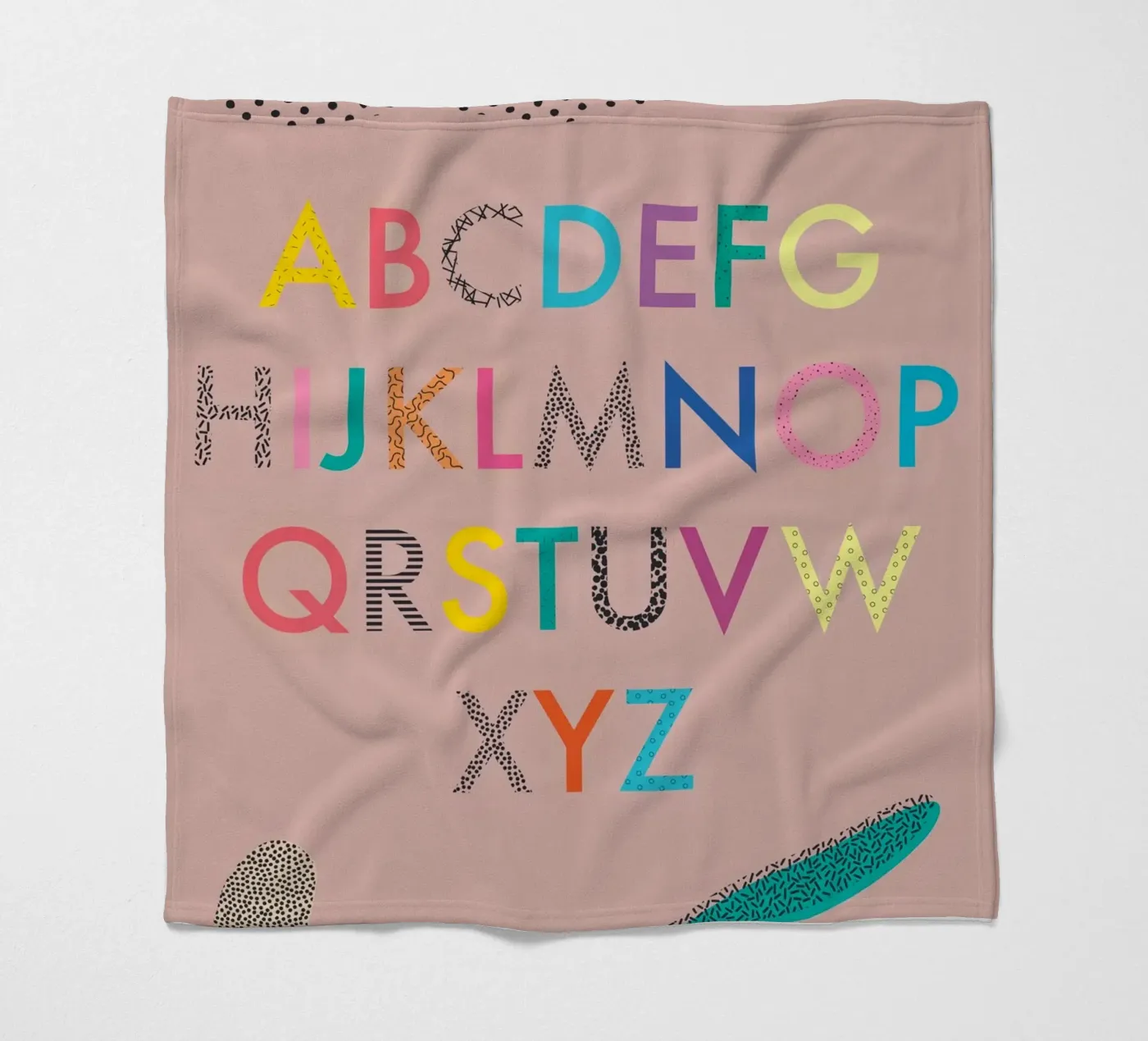 ABC plaid polaire de FRICKE DESIGN