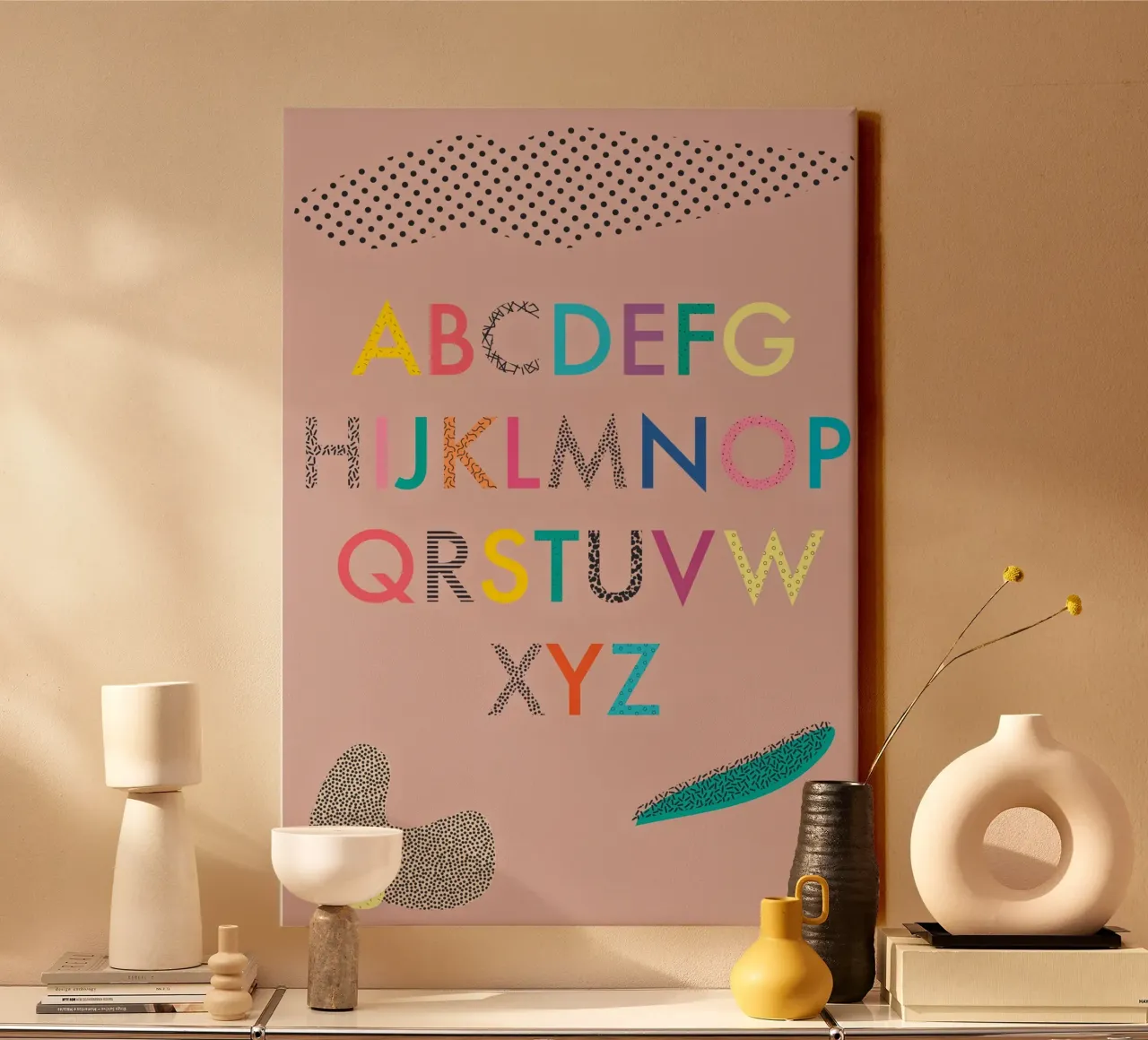 ABC canvas van FRICKE DESIGN