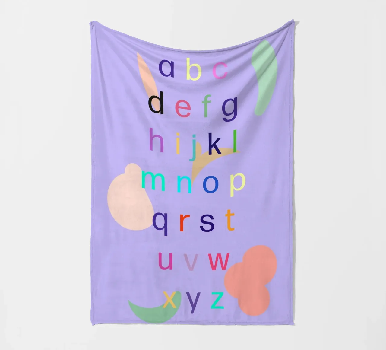 abc Fleecedecke von FRICKE DESIGN