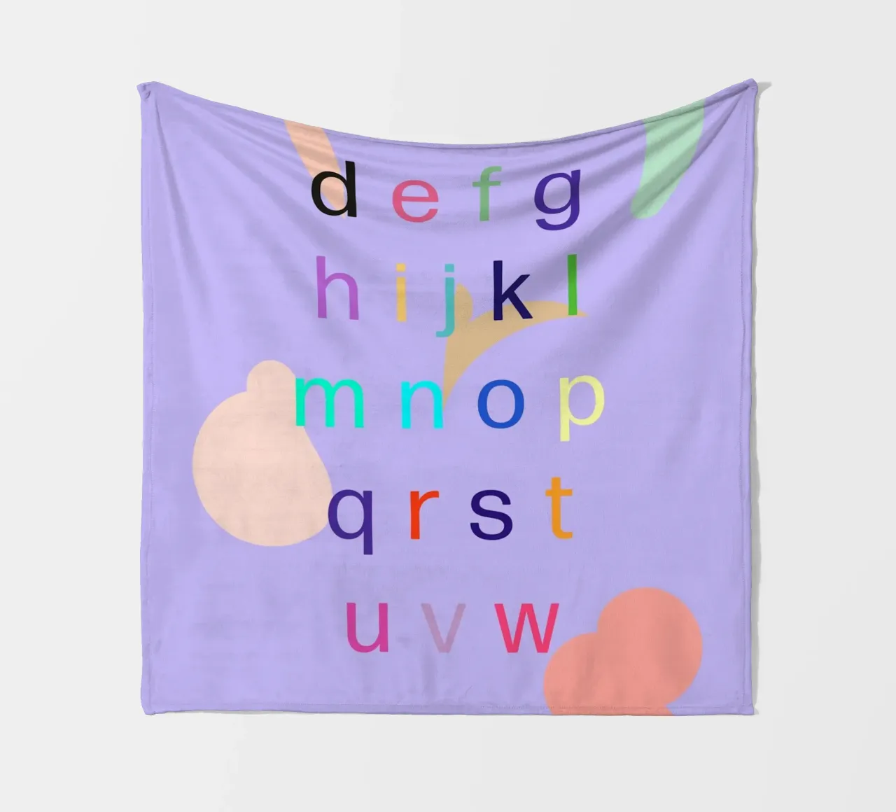 abc Fleecedecke von FRICKE DESIGN