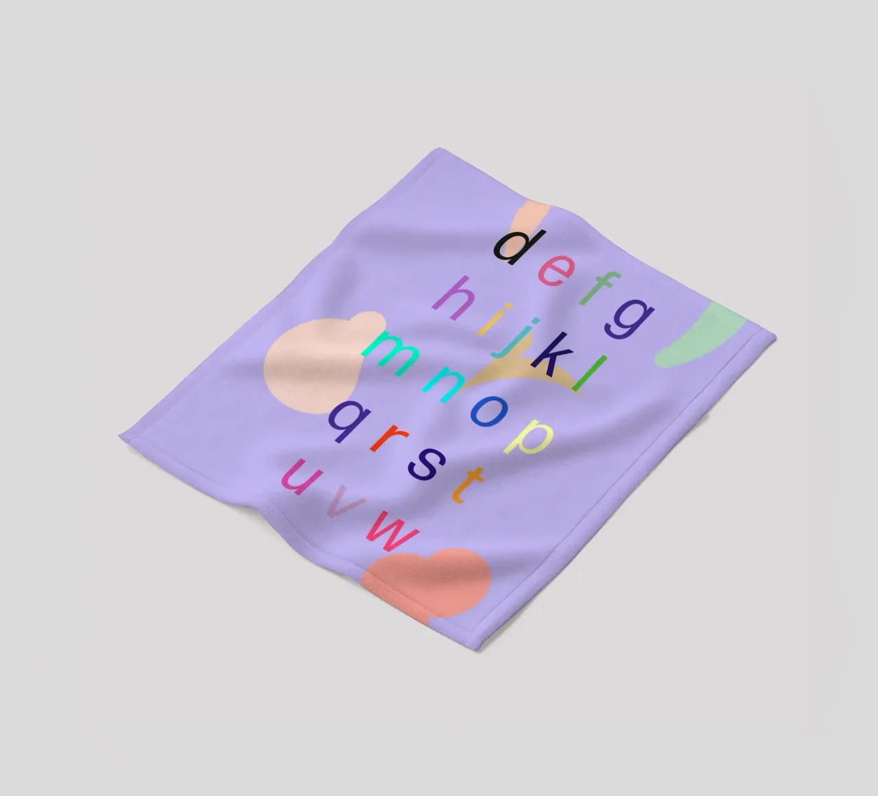 abc Fleecedecke von FRICKE DESIGN