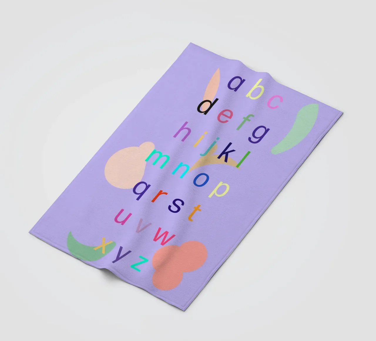 abc Fleecedecke von FRICKE DESIGN