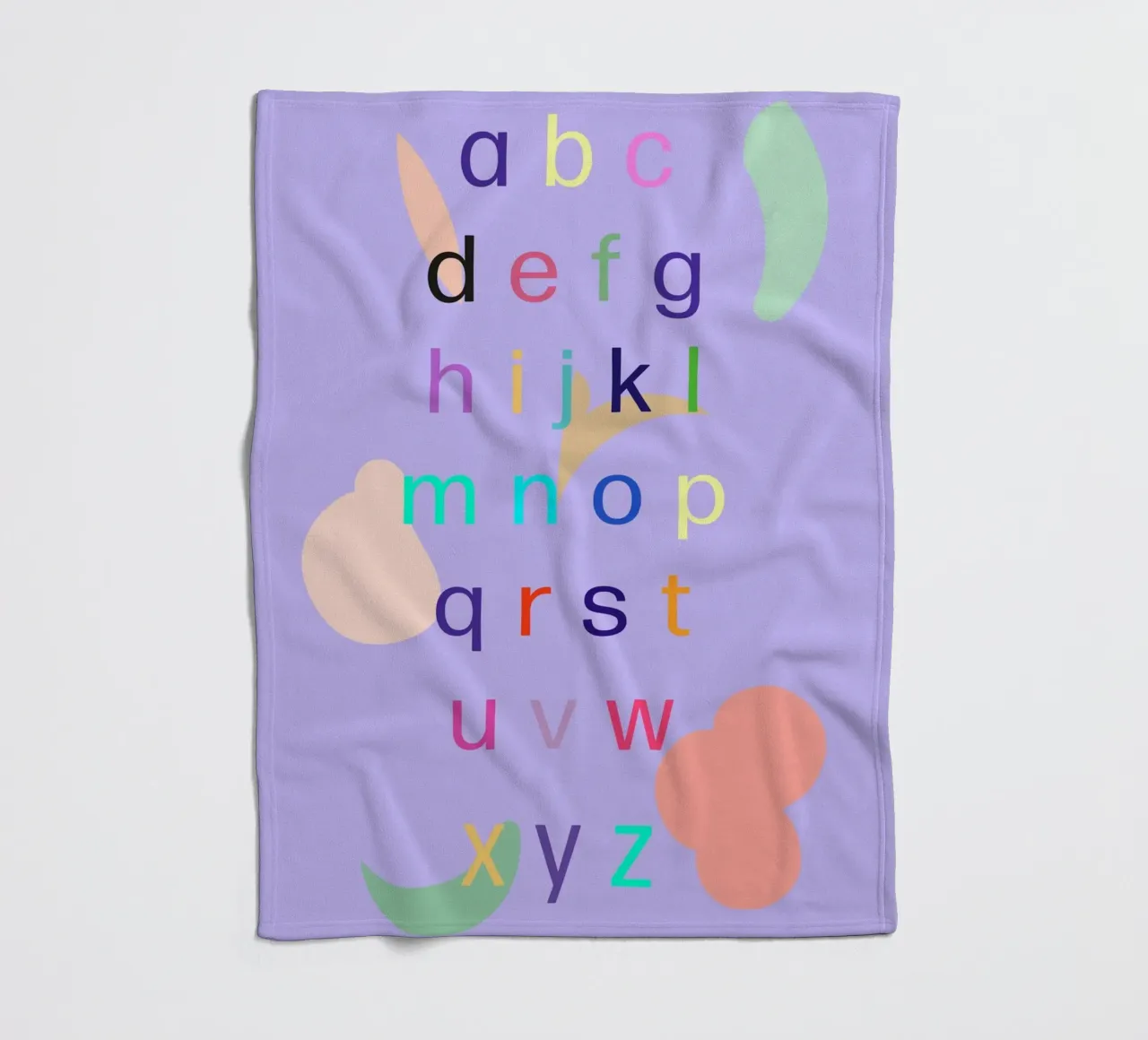 abc Fleecedecke von FRICKE DESIGN