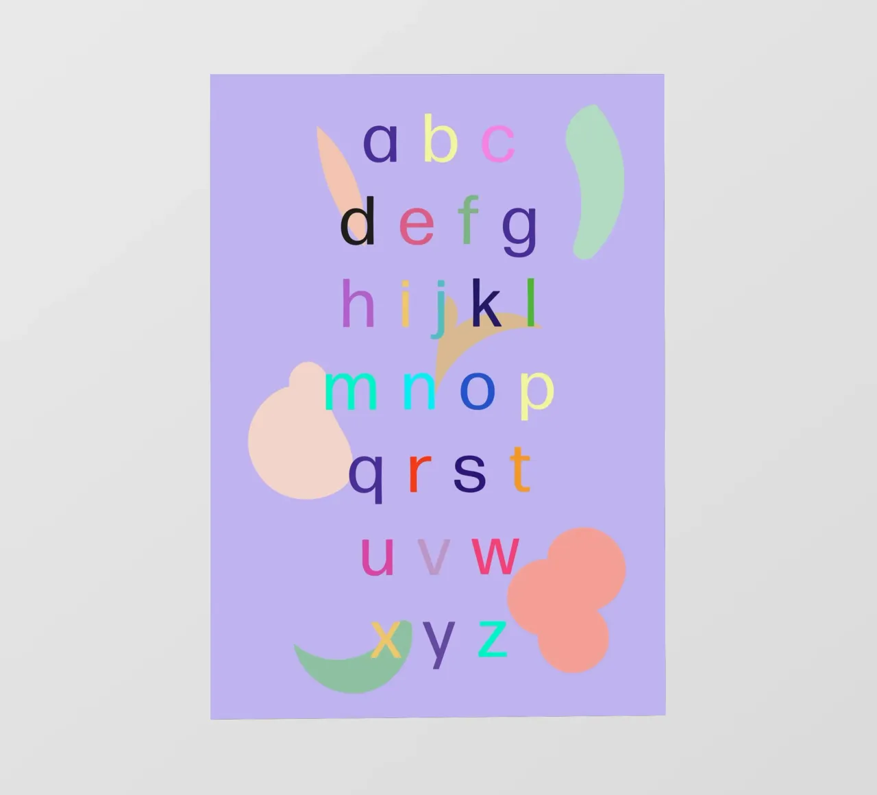 abc | Alphabet | Schulanfang (+ Varianten verfügbar) pellicola backlit da FRICKE DESIGN