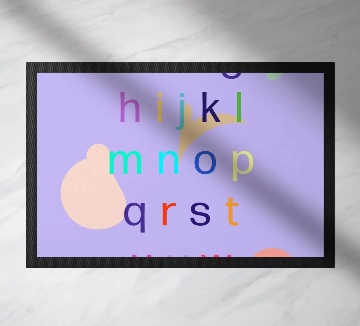 abc Fußmatte von FRICKE DESIGN