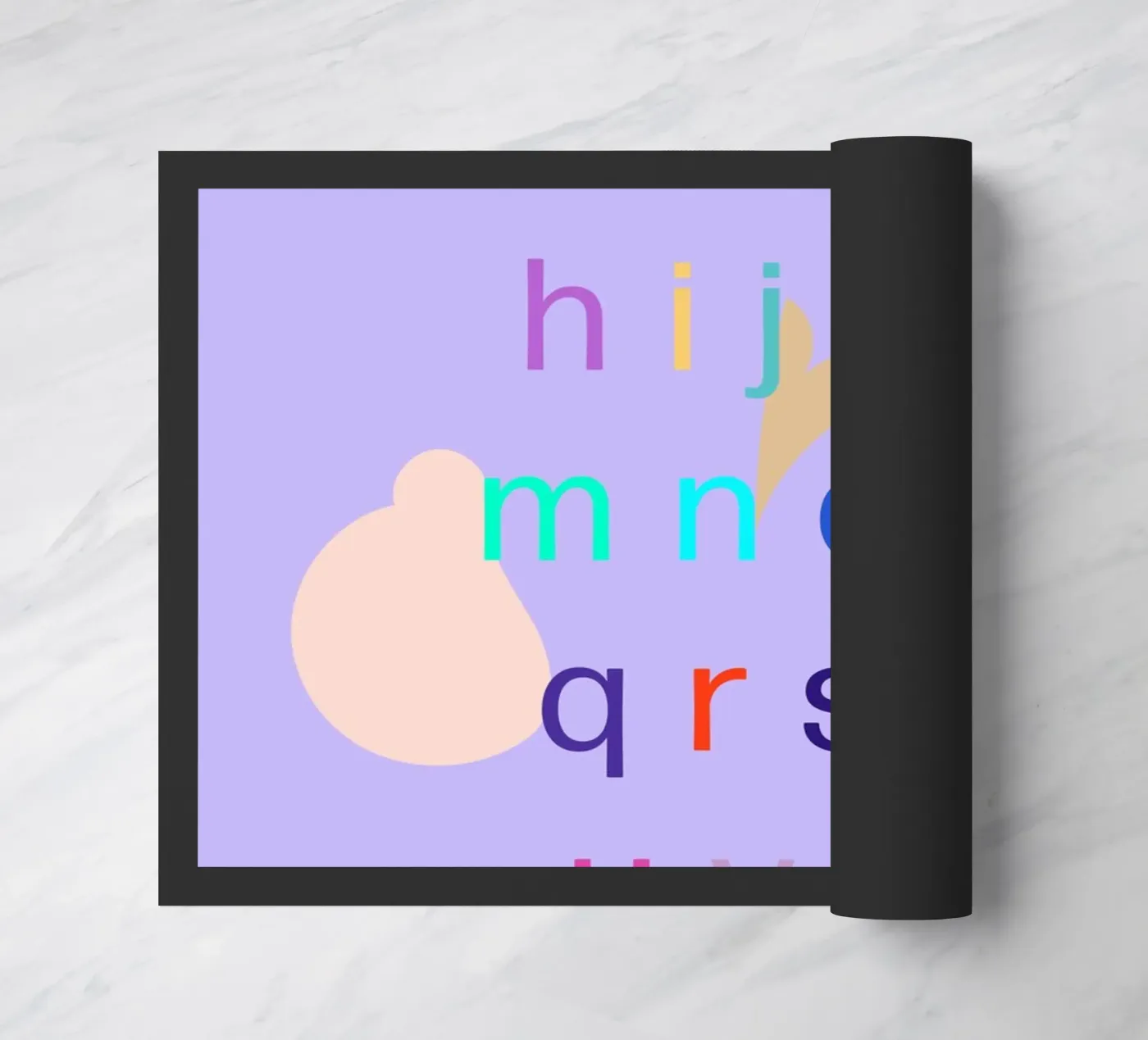 abc Fußmatte von FRICKE DESIGN