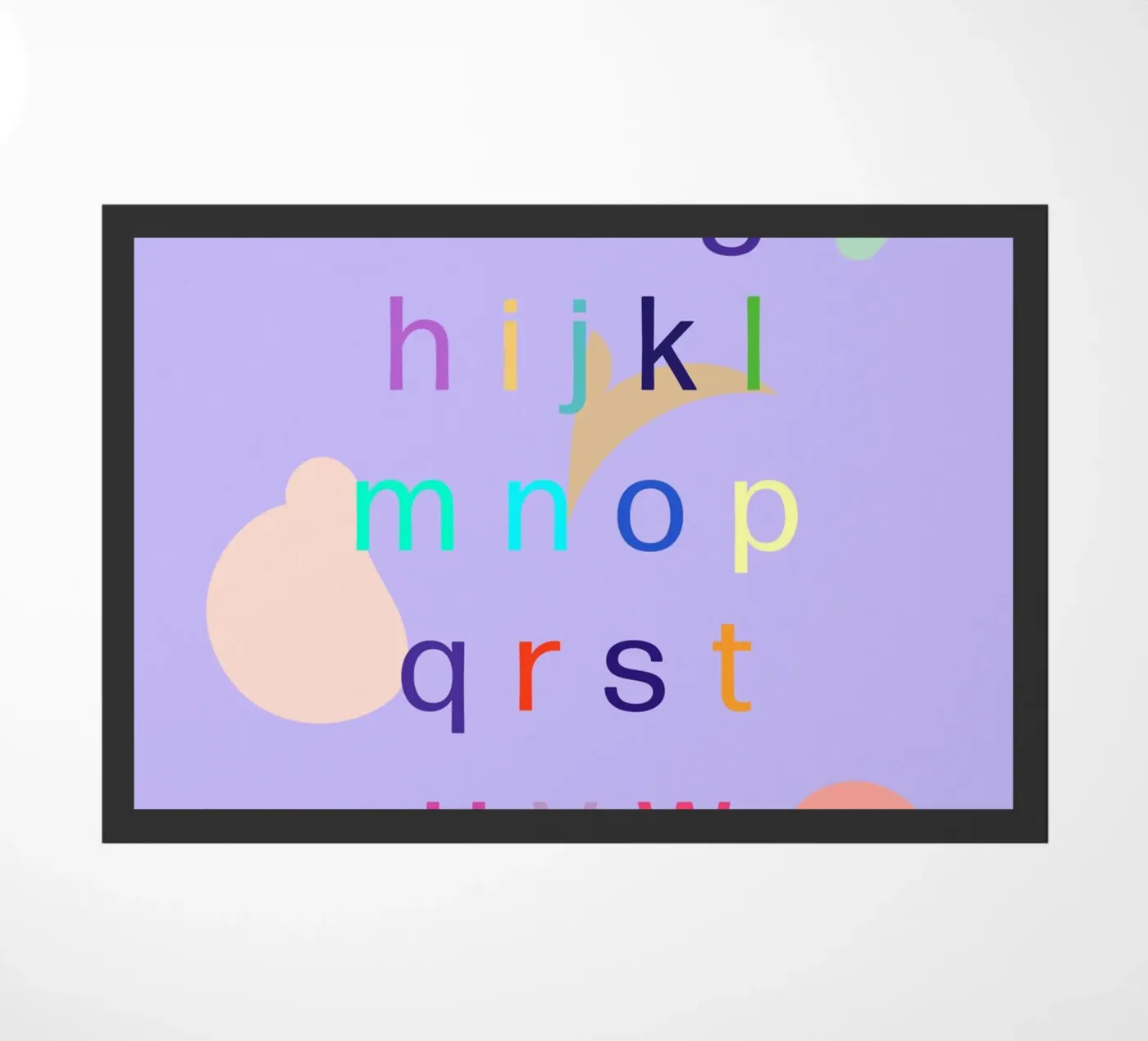 abc Fußmatte von FRICKE DESIGN