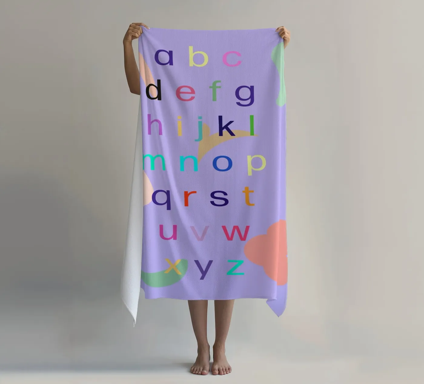 abc Strandtuch von FRICKE DESIGN