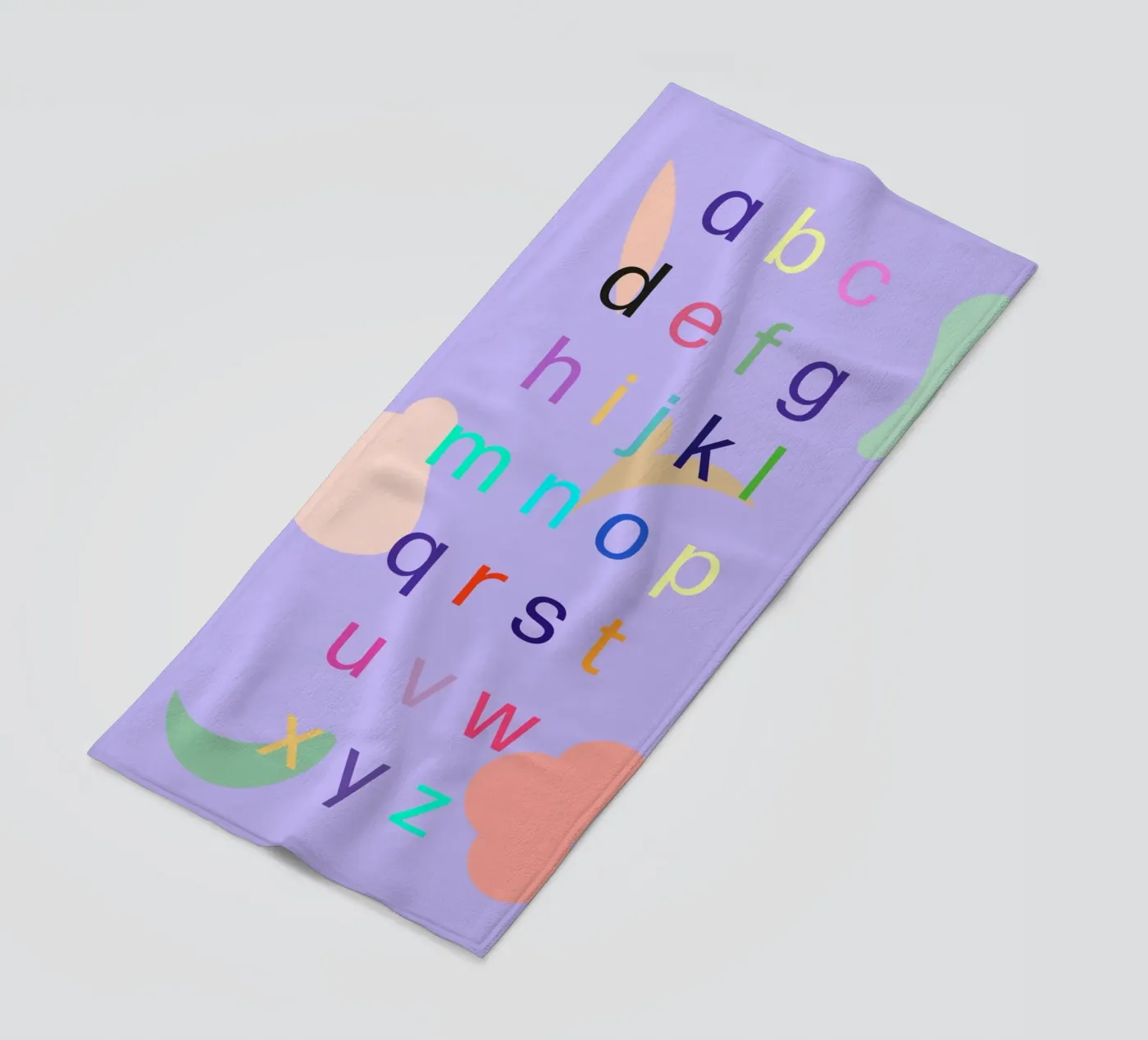 abc Strandtuch von FRICKE DESIGN