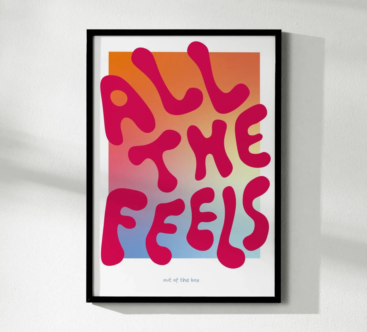 All the Feels – Hot Pink Poster von Catarina Paula