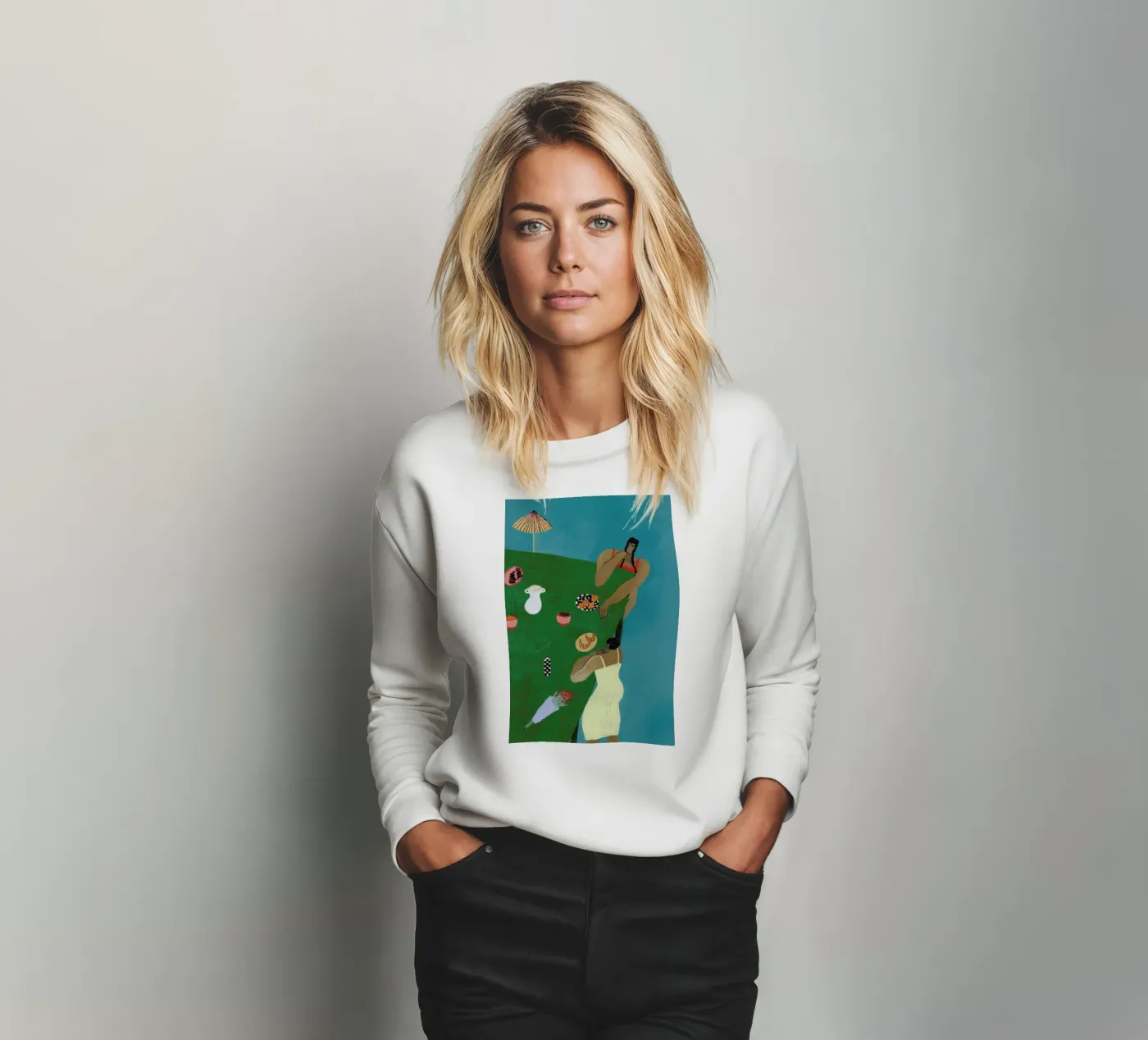 Table Setting sweatshirt van Nudes and Croissants