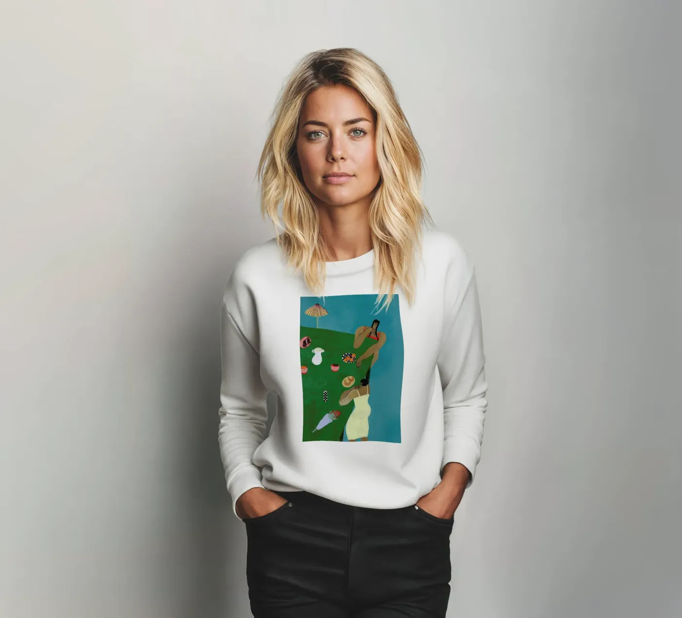 Table Setting felpa da Nudes and Croissants