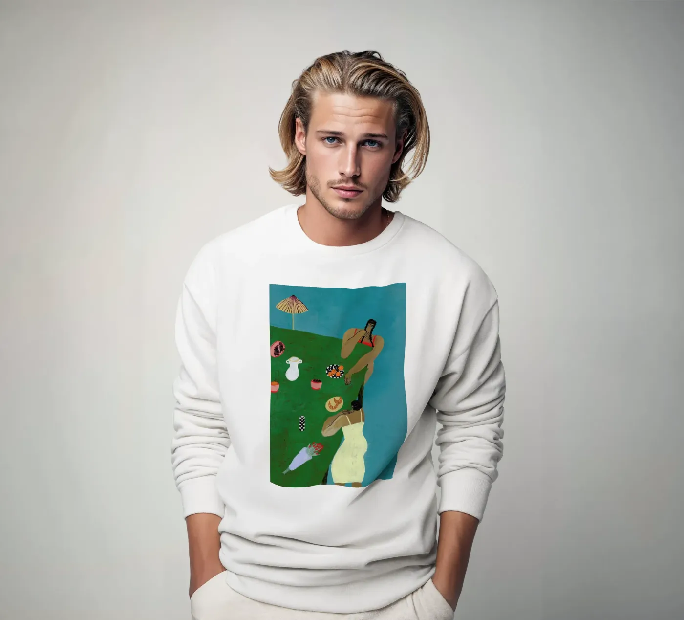 Table Setting sweatshirt van Nudes and Croissants