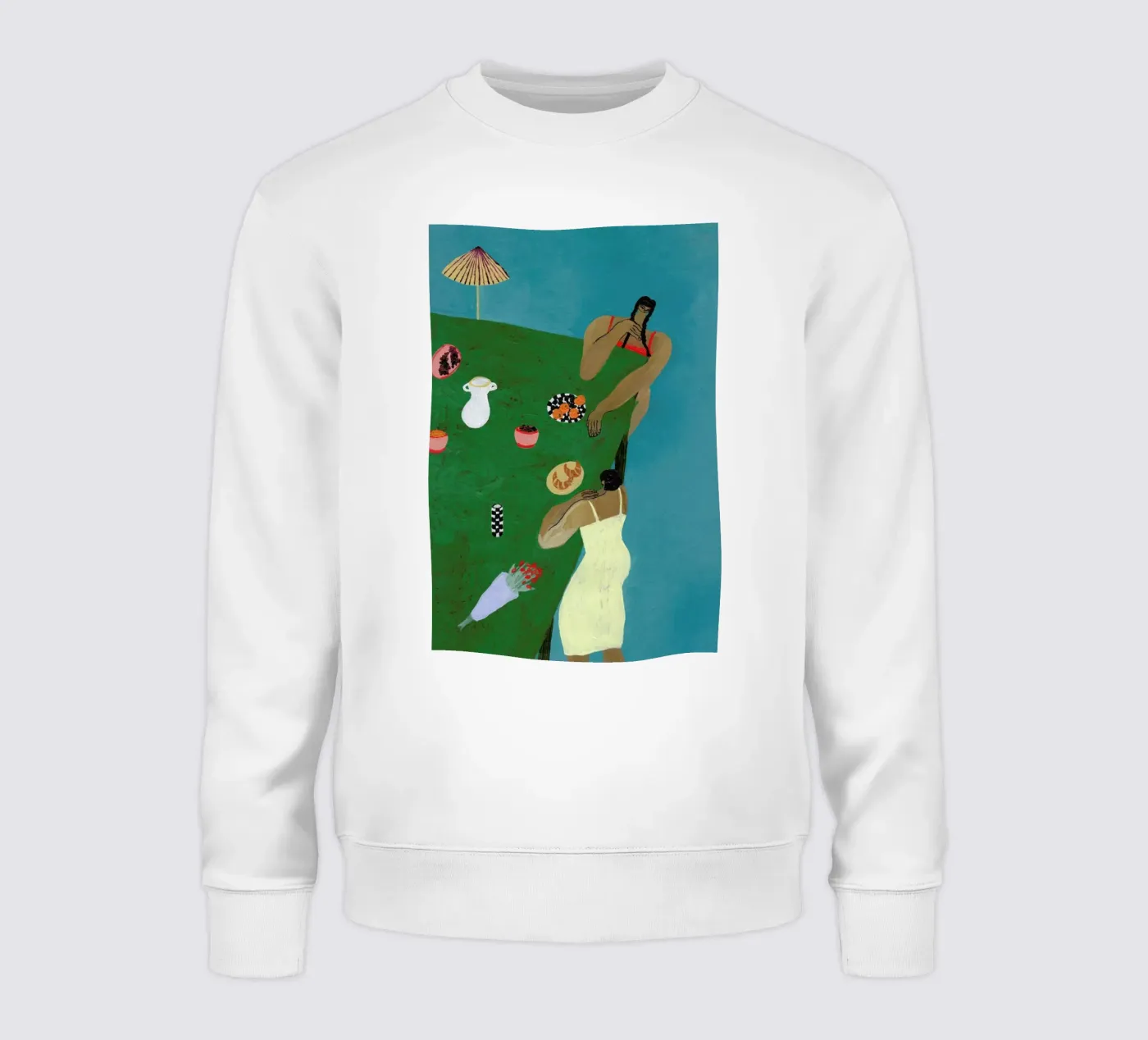 Table Setting sweatshirt van Nudes and Croissants