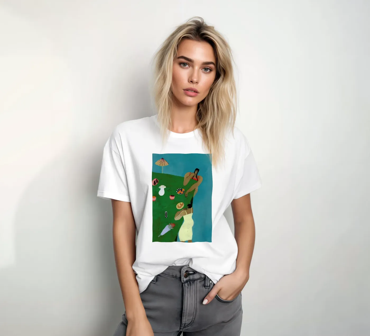 Table Setting t-shirt van Nudes and Croissants
