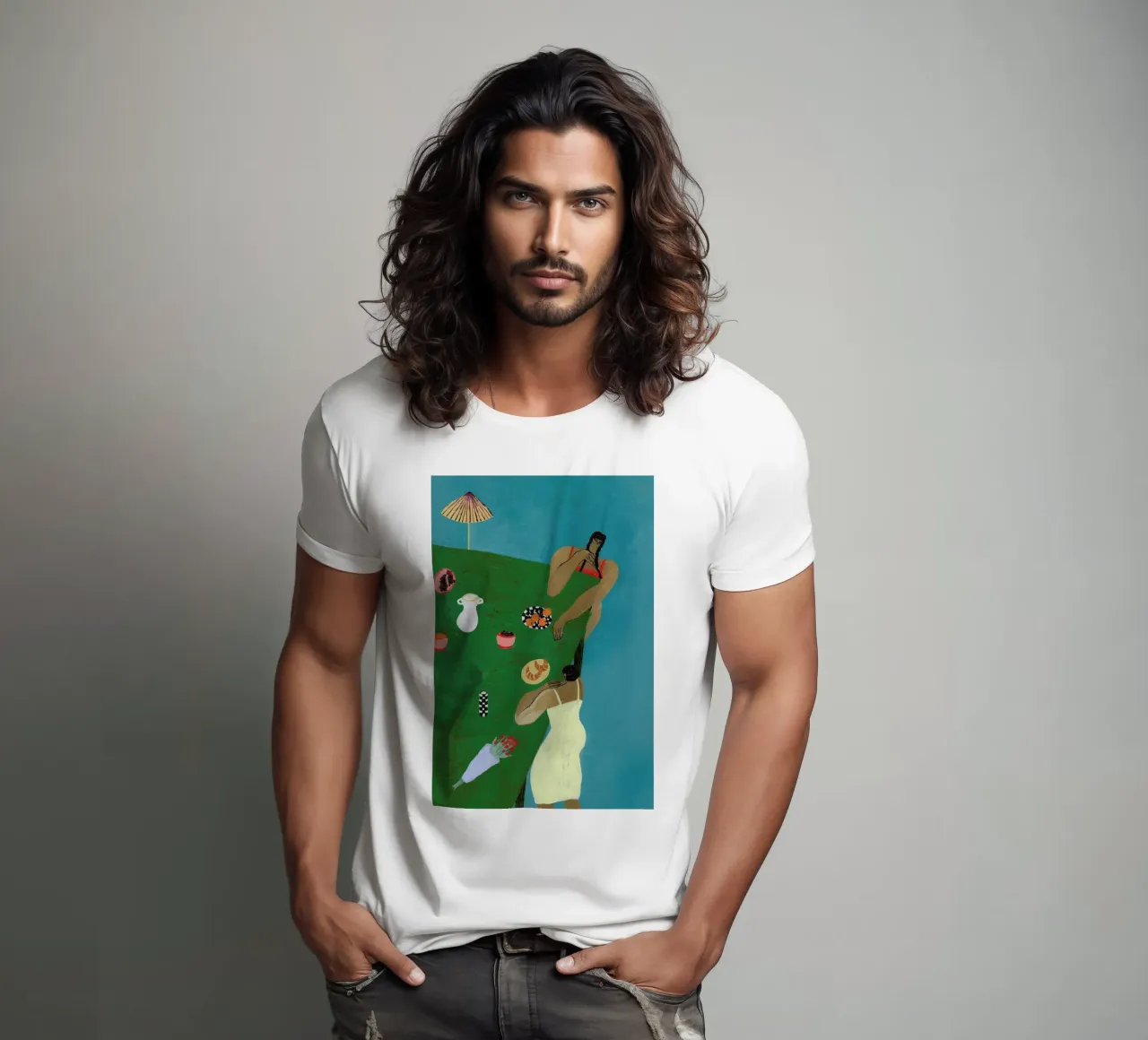 Table Setting t-shirt da Nudes and Croissants