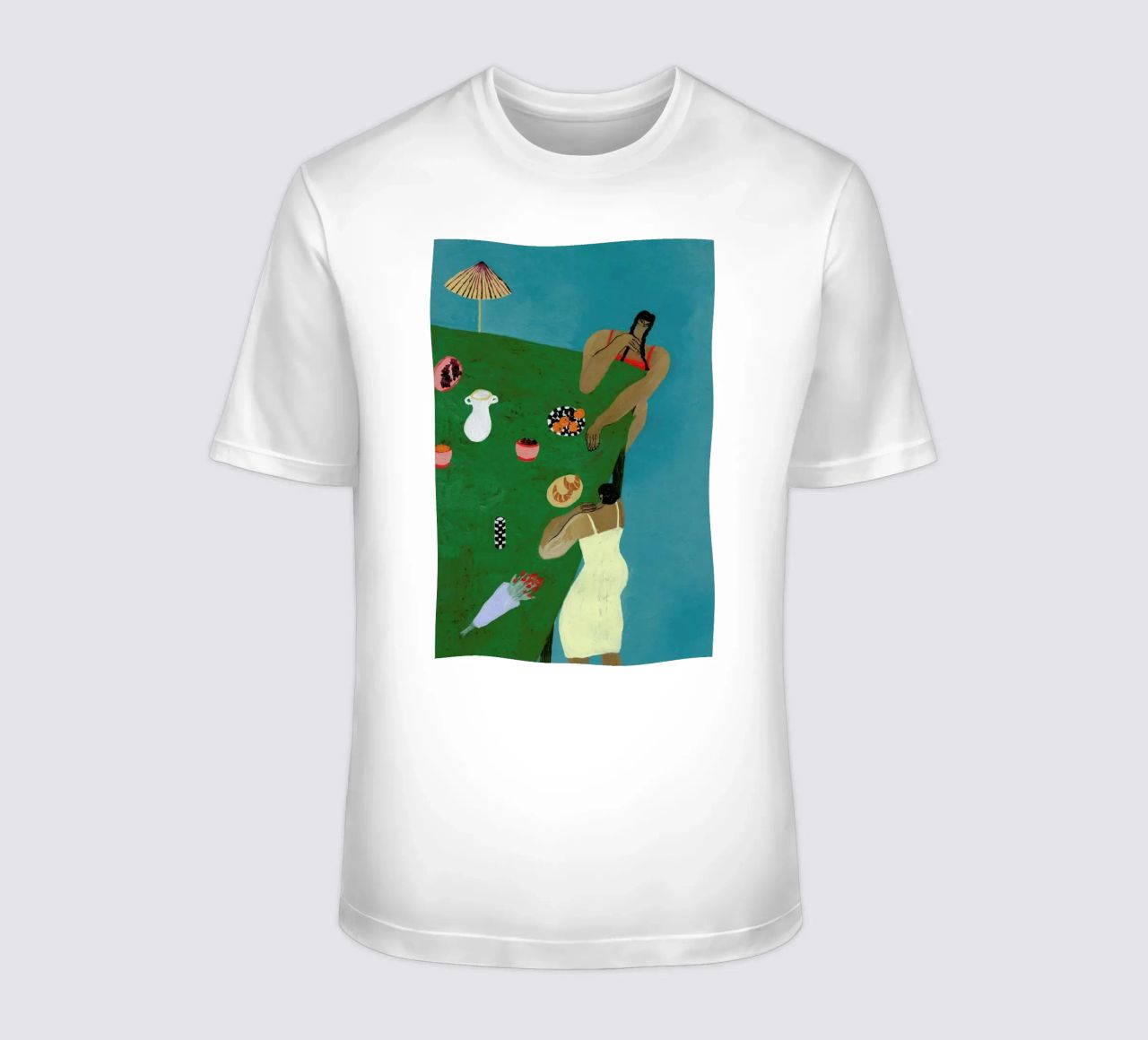 Table Setting t-shirt da Nudes and Croissants