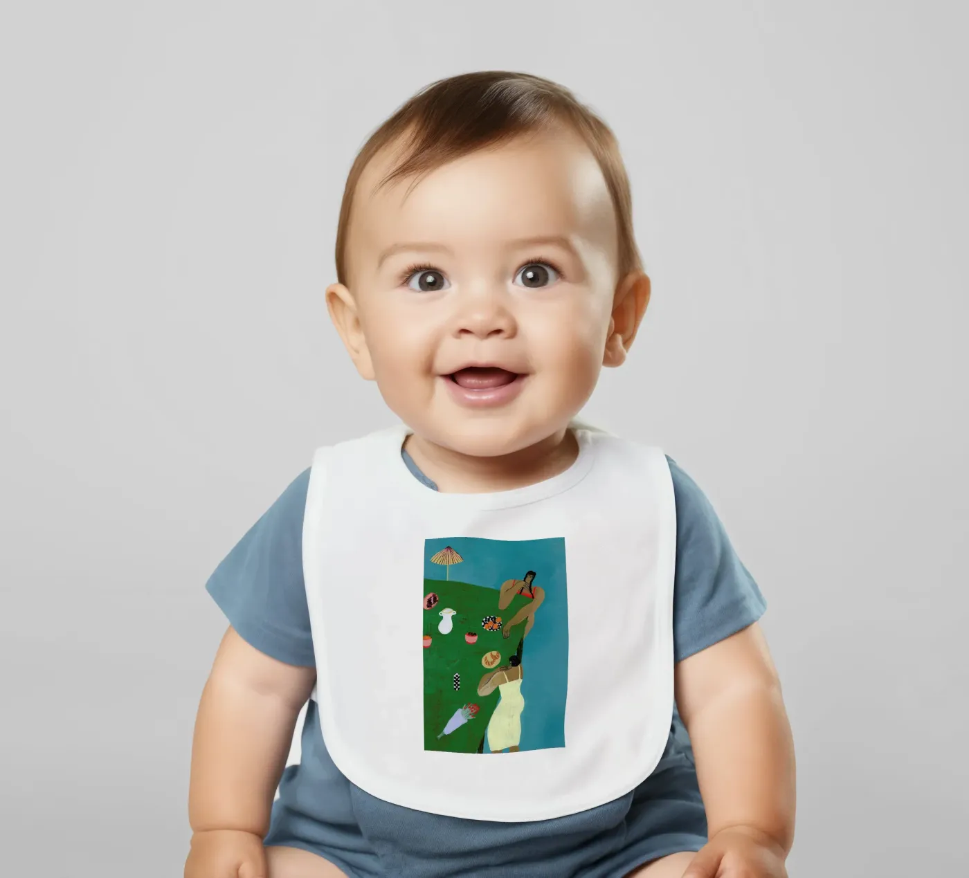 Table Setting Babylätzchen von Nudes and Croissants