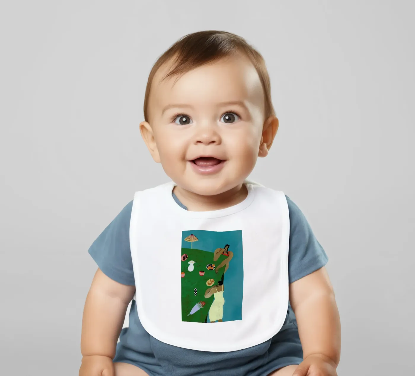 Table Setting bavaglino da Nudes and Croissants