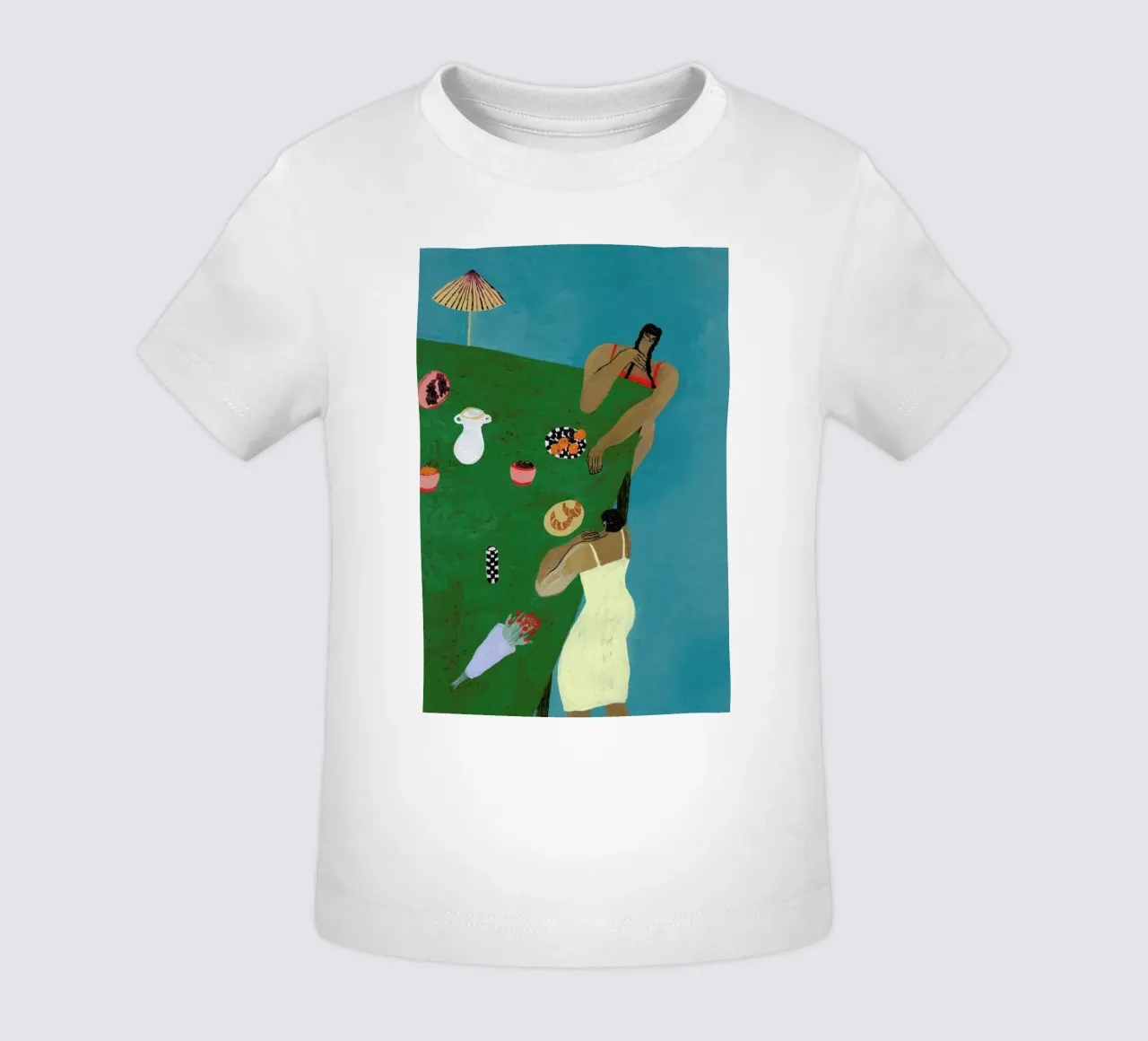 Table Setting maglietta neonato da Nudes and Croissants