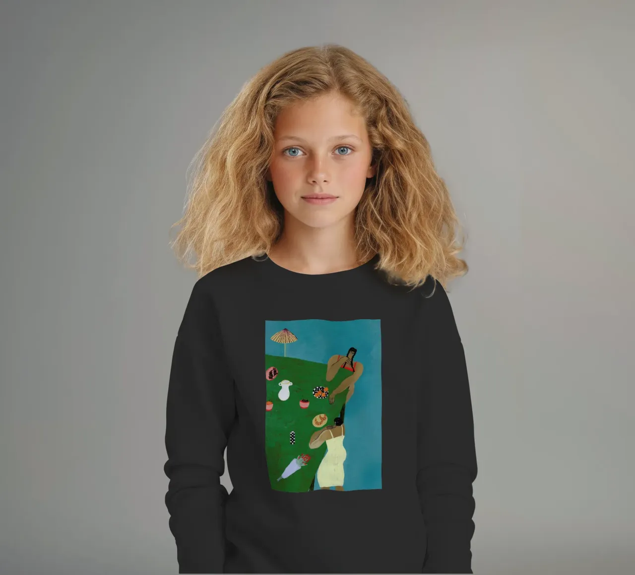 Table Setting felpa bambino da Nudes and Croissants