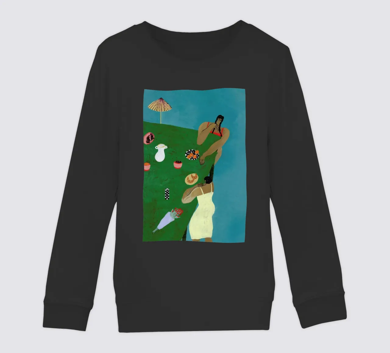 Table Setting felpa bambino da Nudes and Croissants