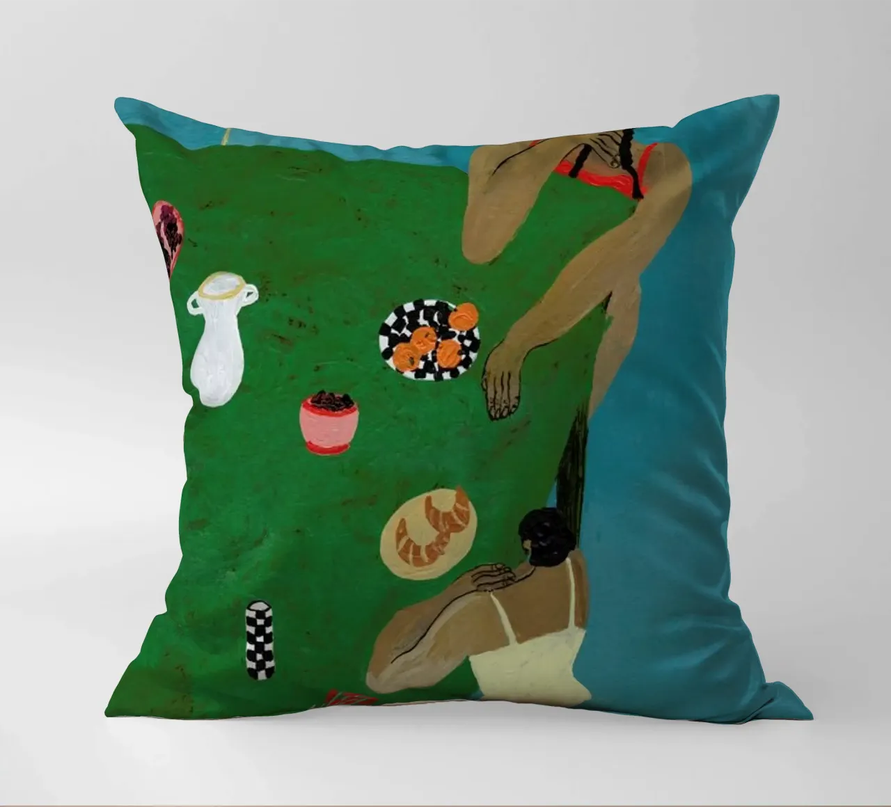 Table Setting cuscino da Nudes and Croissants