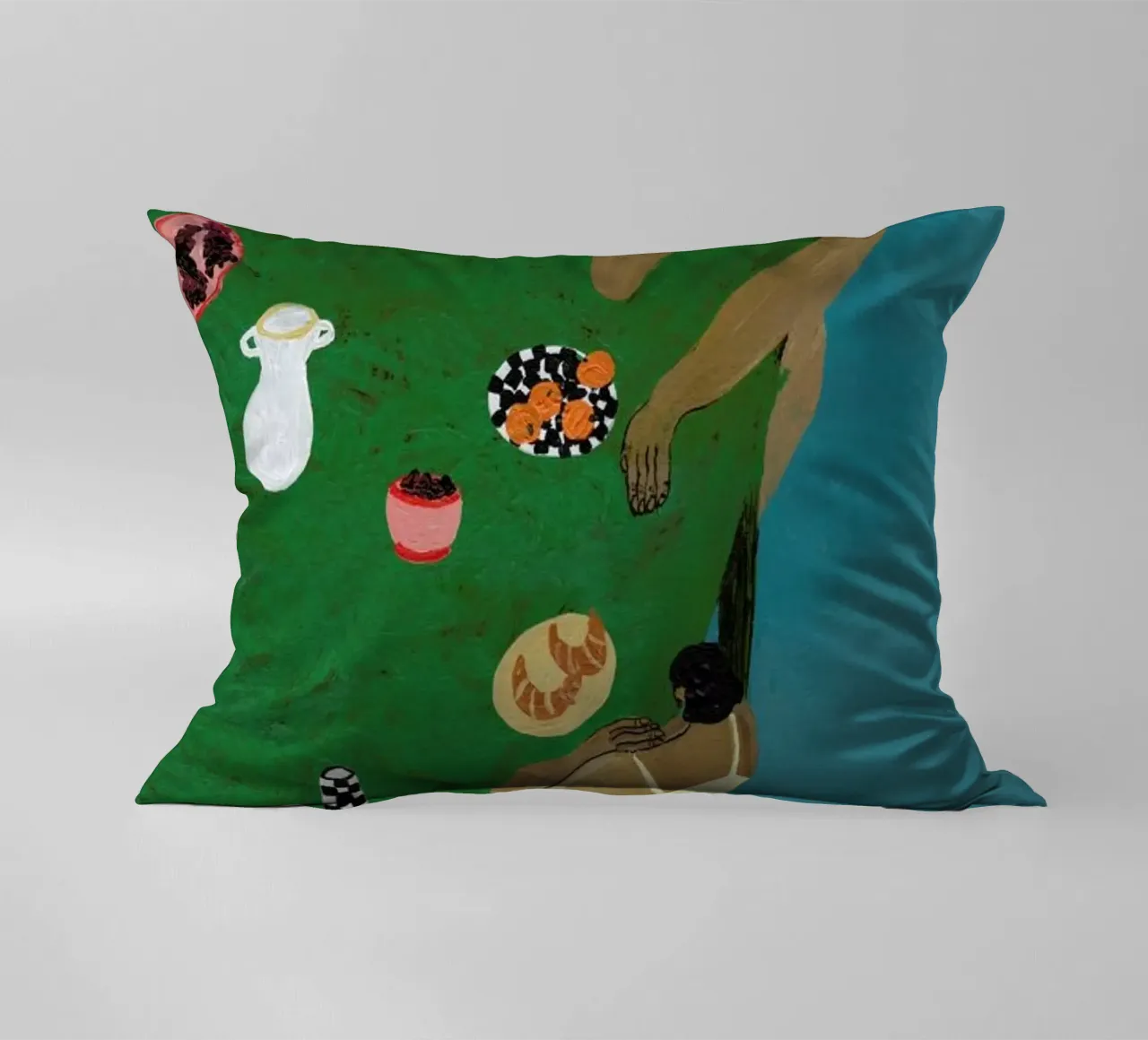 Table Setting cuscino da Nudes and Croissants