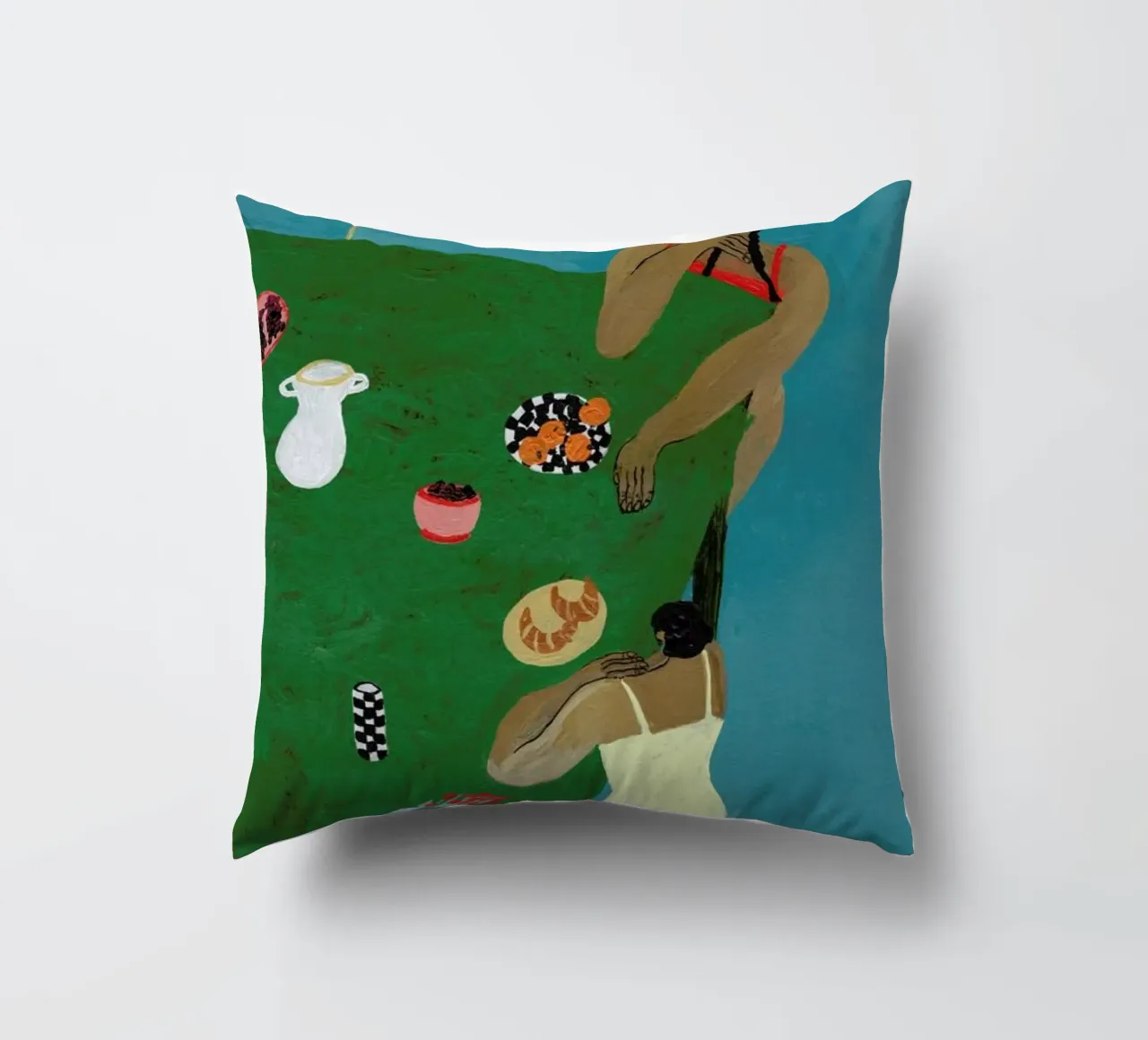 Table Setting cuscino da Nudes and Croissants