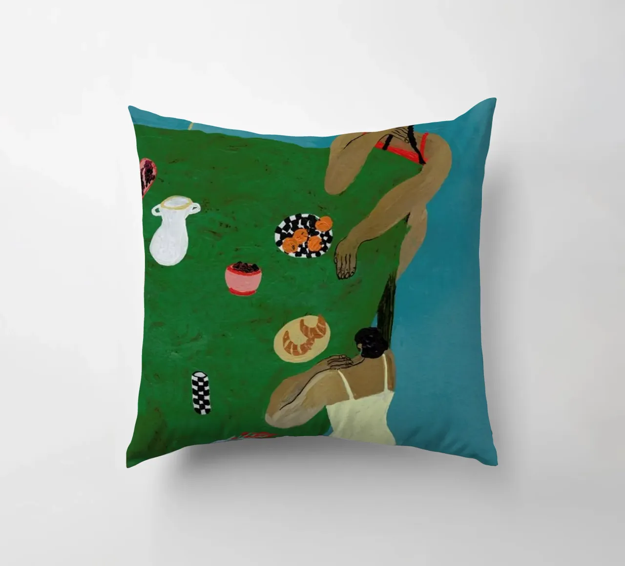 Table Setting cuscino da Nudes and Croissants