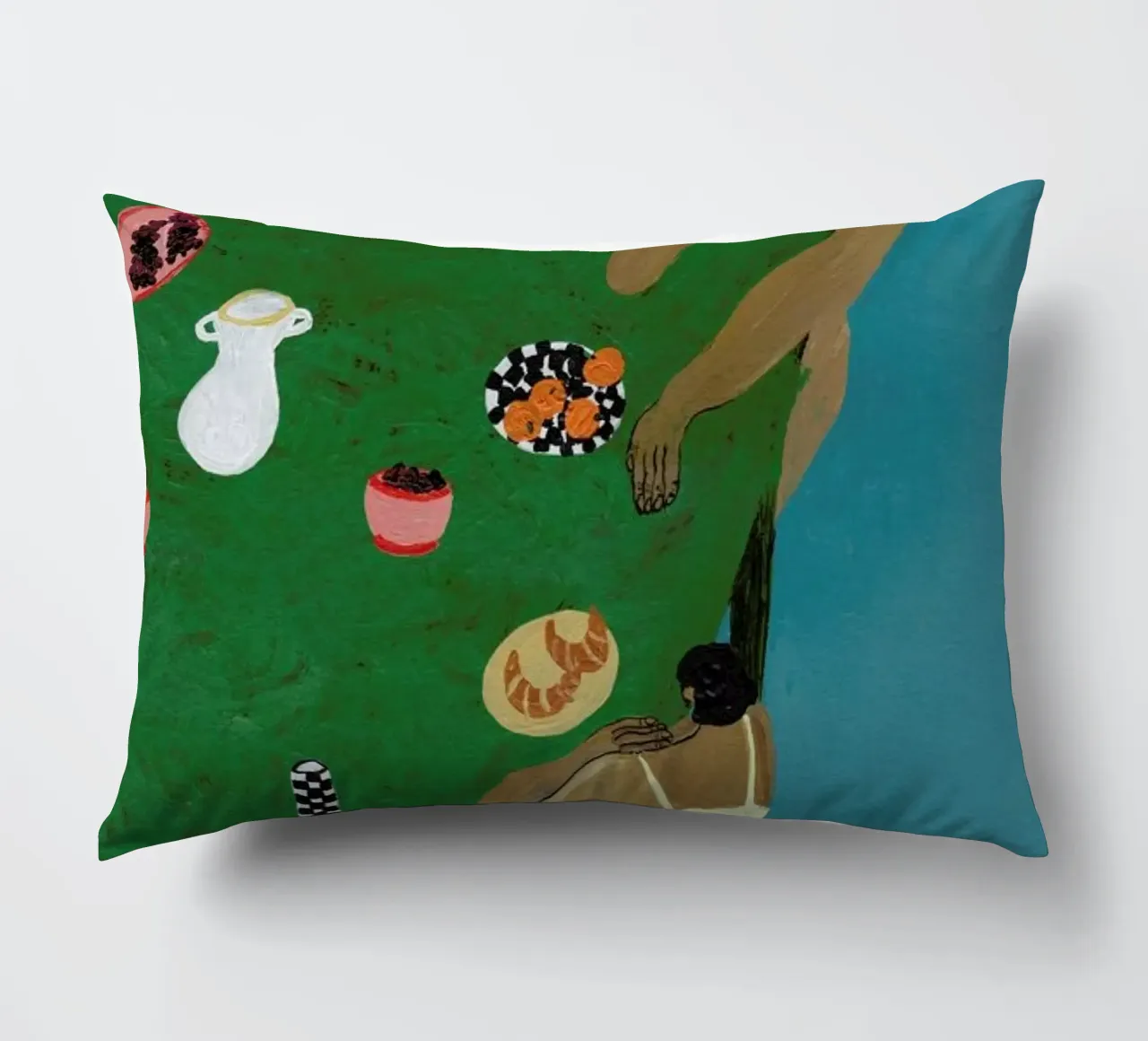 Table Setting cuscino da Nudes and Croissants