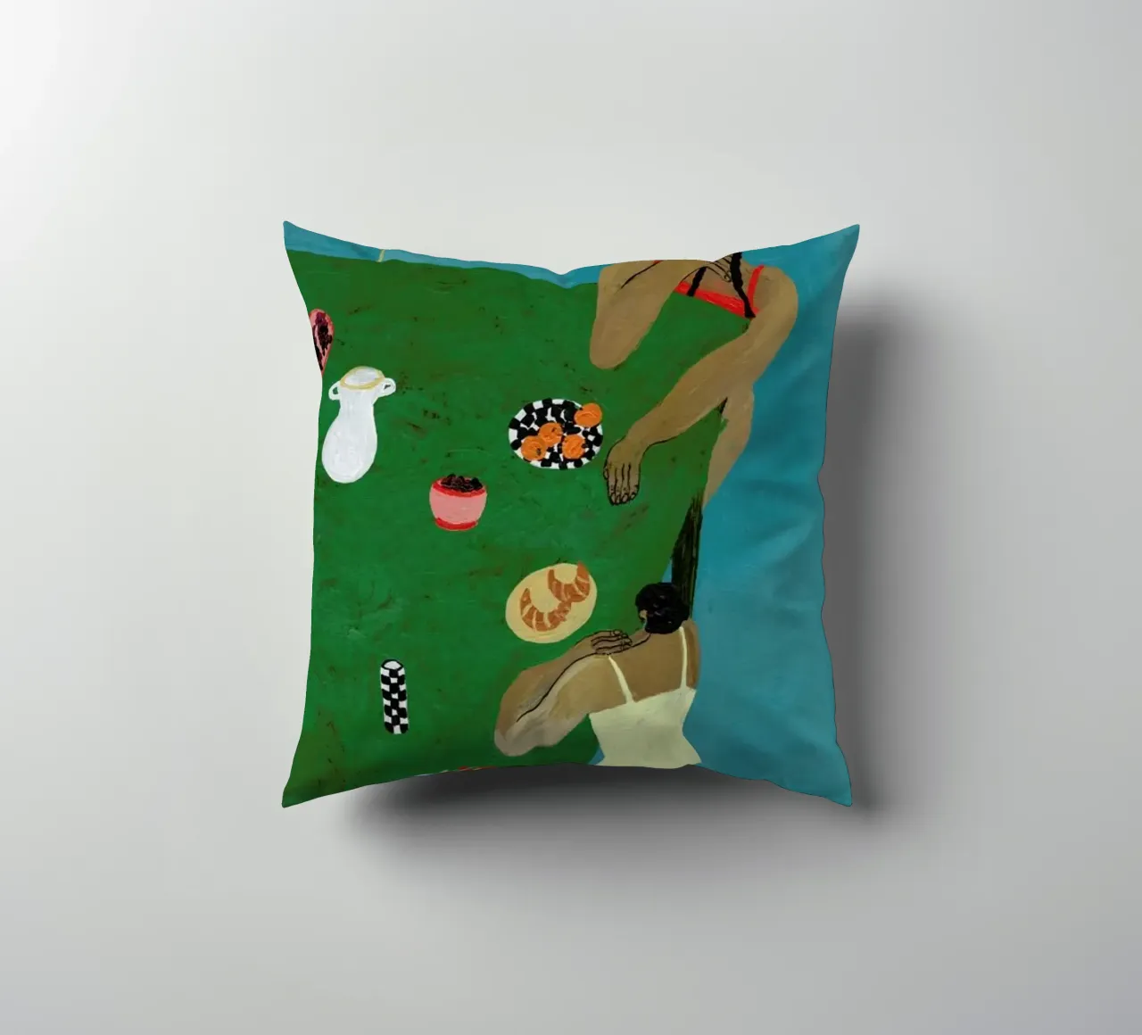 Table Setting cuscino da Nudes and Croissants