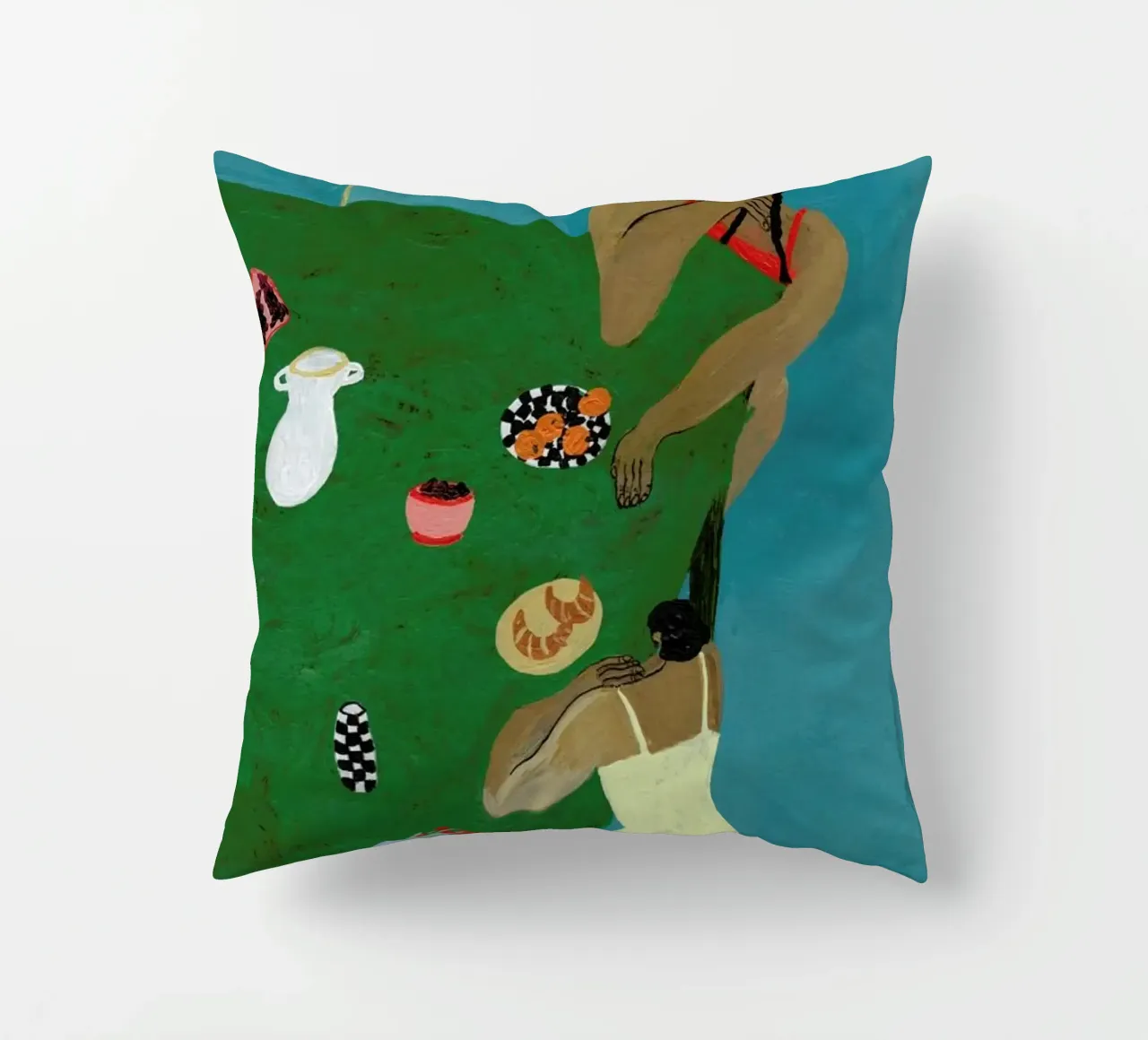 Table Setting cuscino da Nudes and Croissants