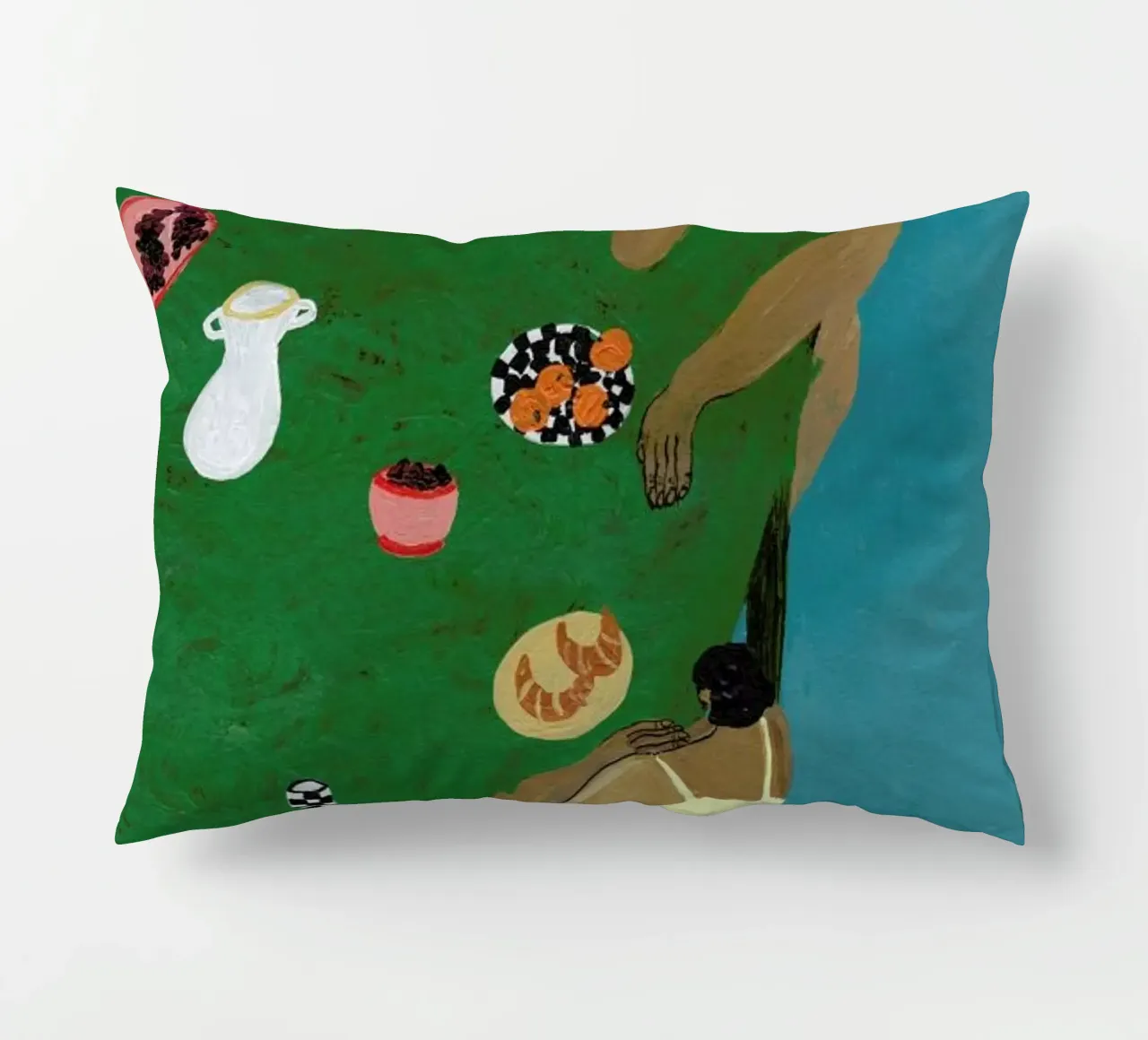 Table Setting cuscino da Nudes and Croissants