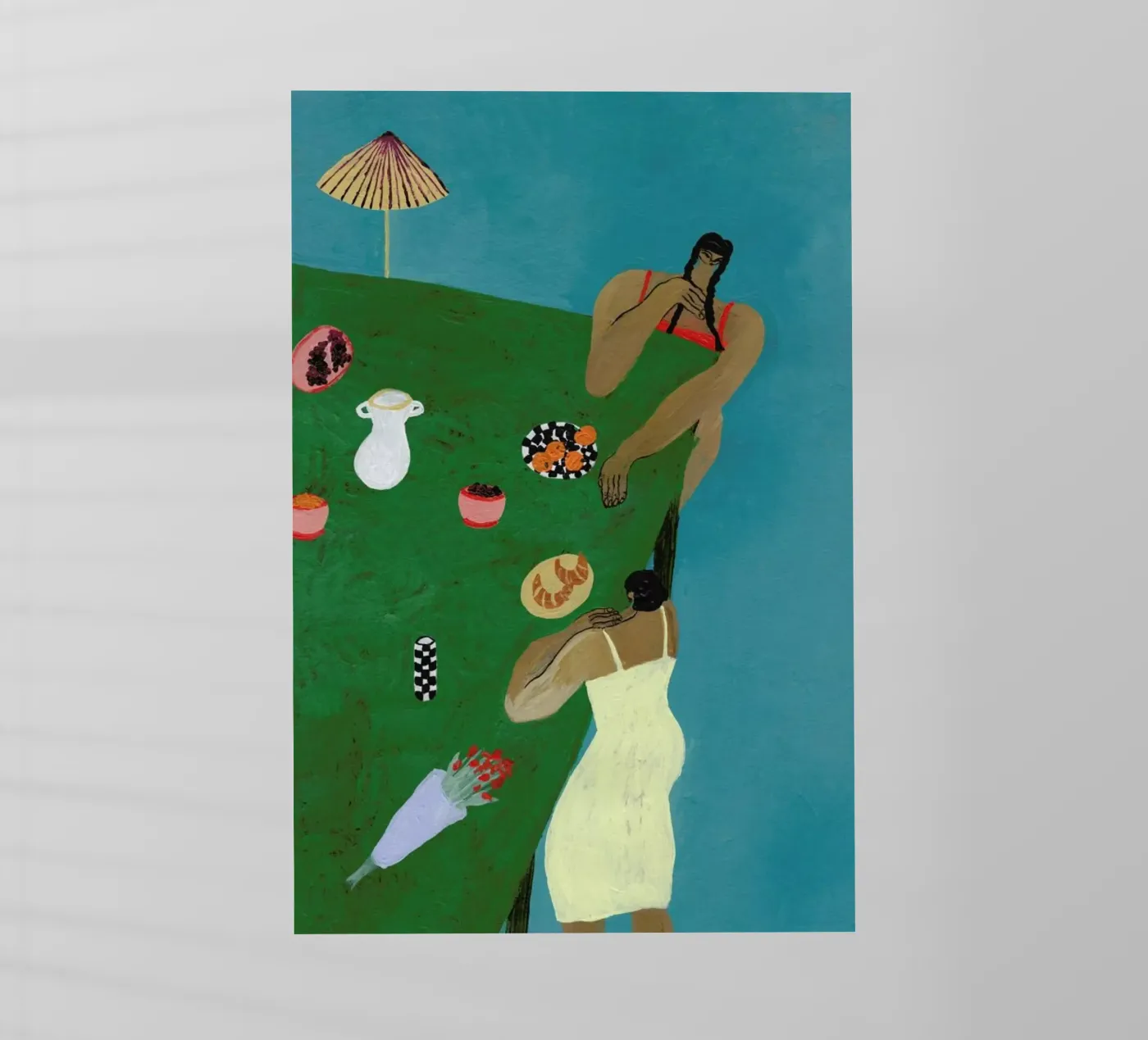 Table Setting backlit film by Nudes and Croissants