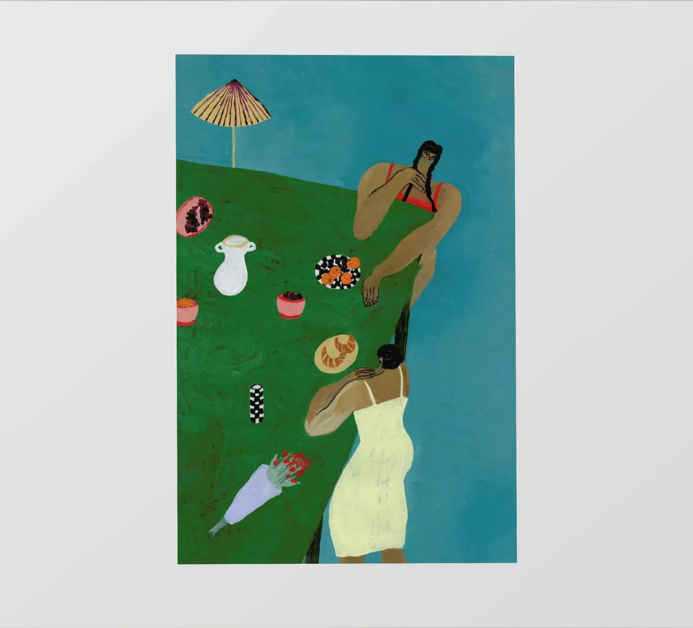 Table Setting backlit film by Nudes and Croissants