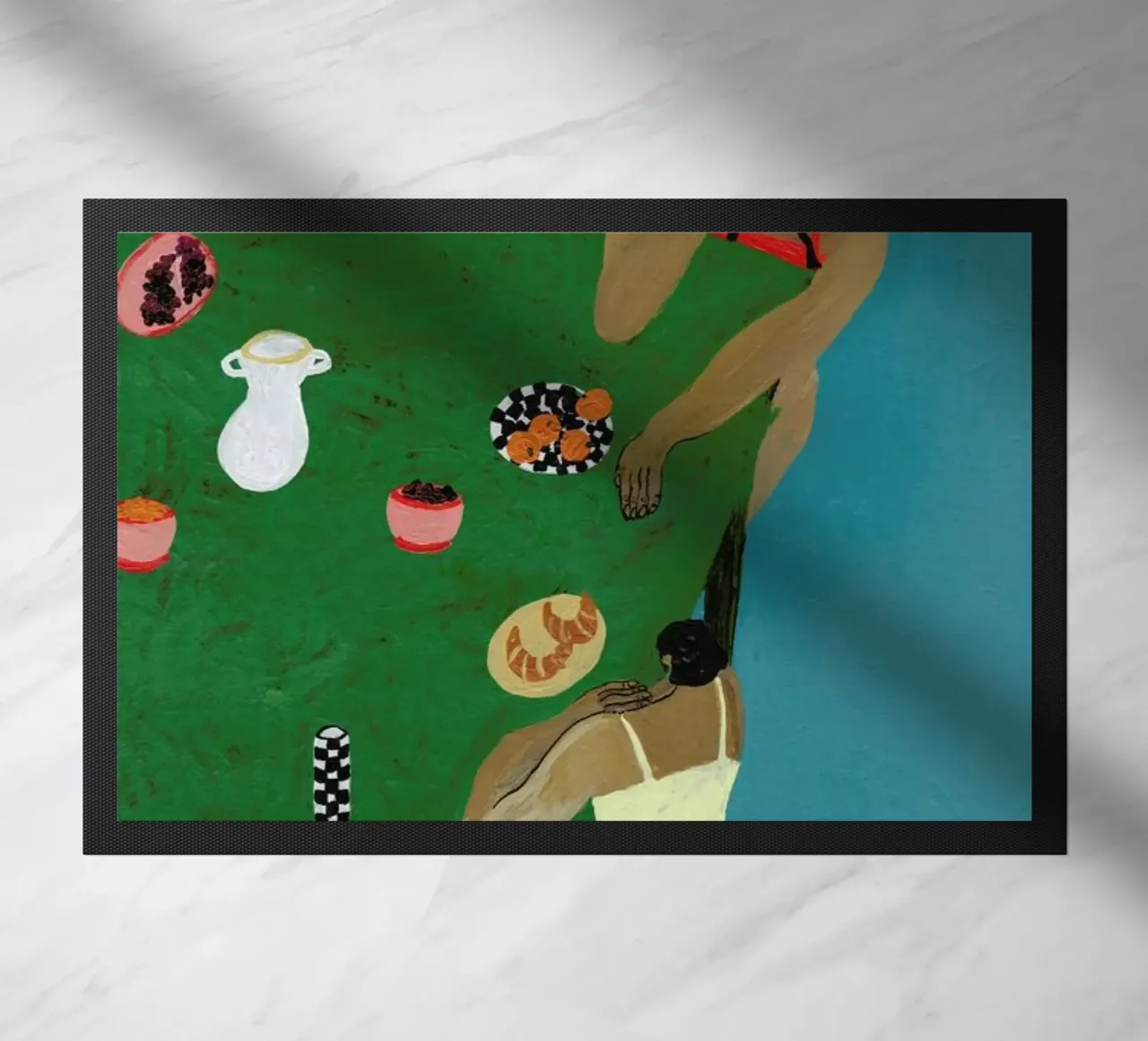 Table Setting zerbino da Nudes and Croissants