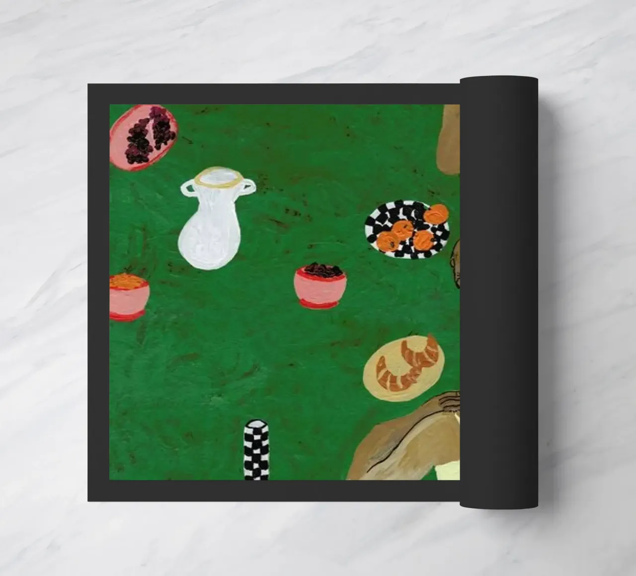 Table Setting zerbino da Nudes and Croissants