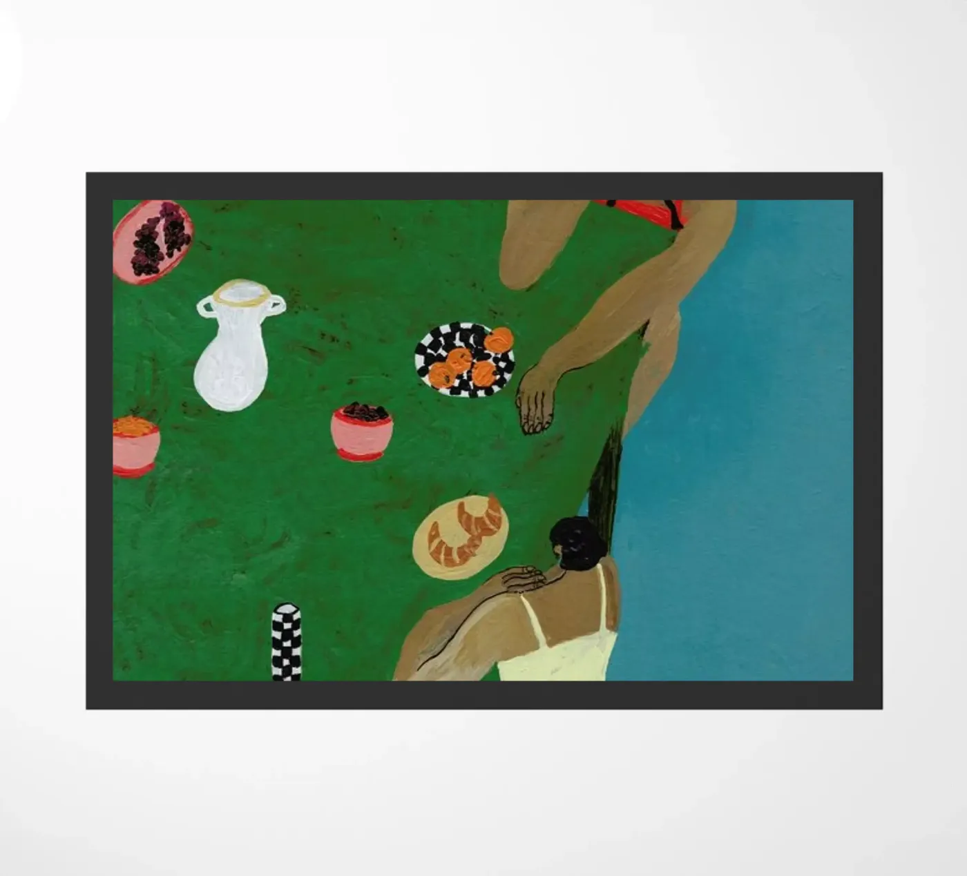 Table Setting paillasson de Nudes and Croissants