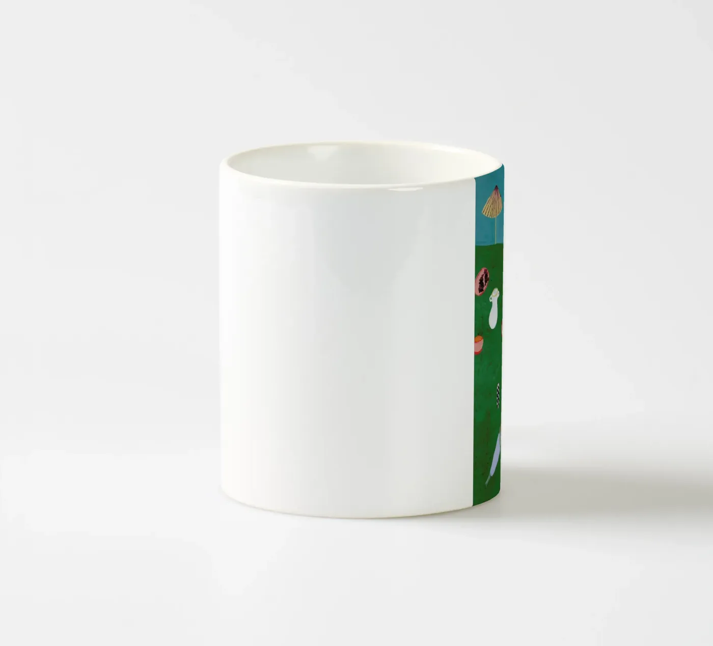 Table Setting ceramic mug by Nudes and Croissants