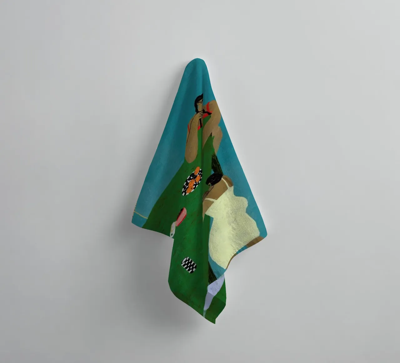 Table Setting towel by Nudes and Croissants