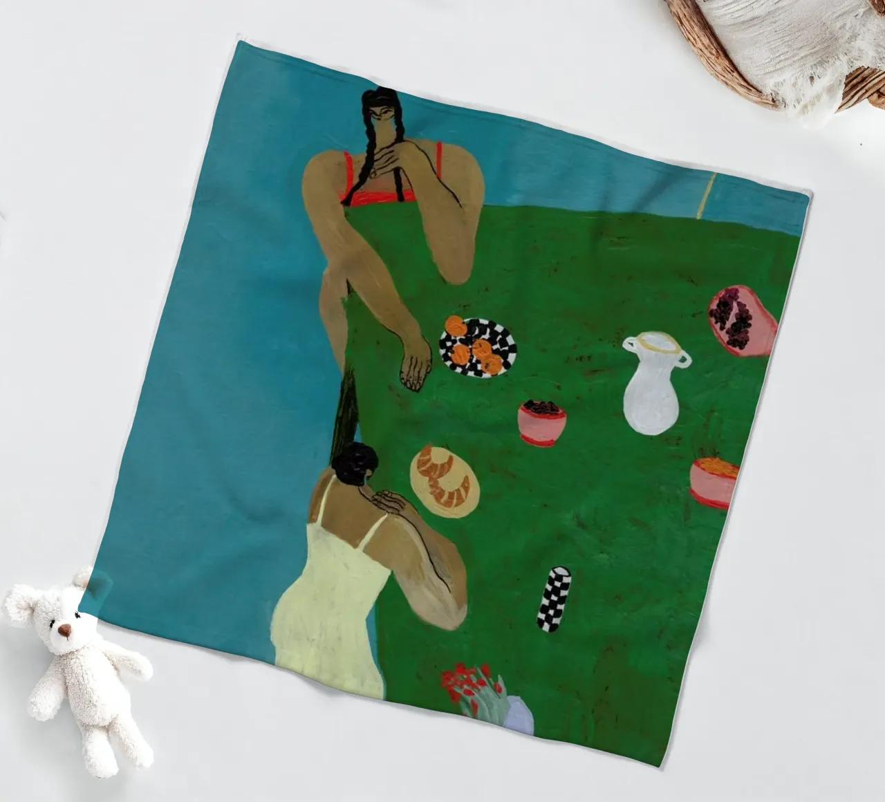 Table Setting coperta in pile da Nudes and Croissants